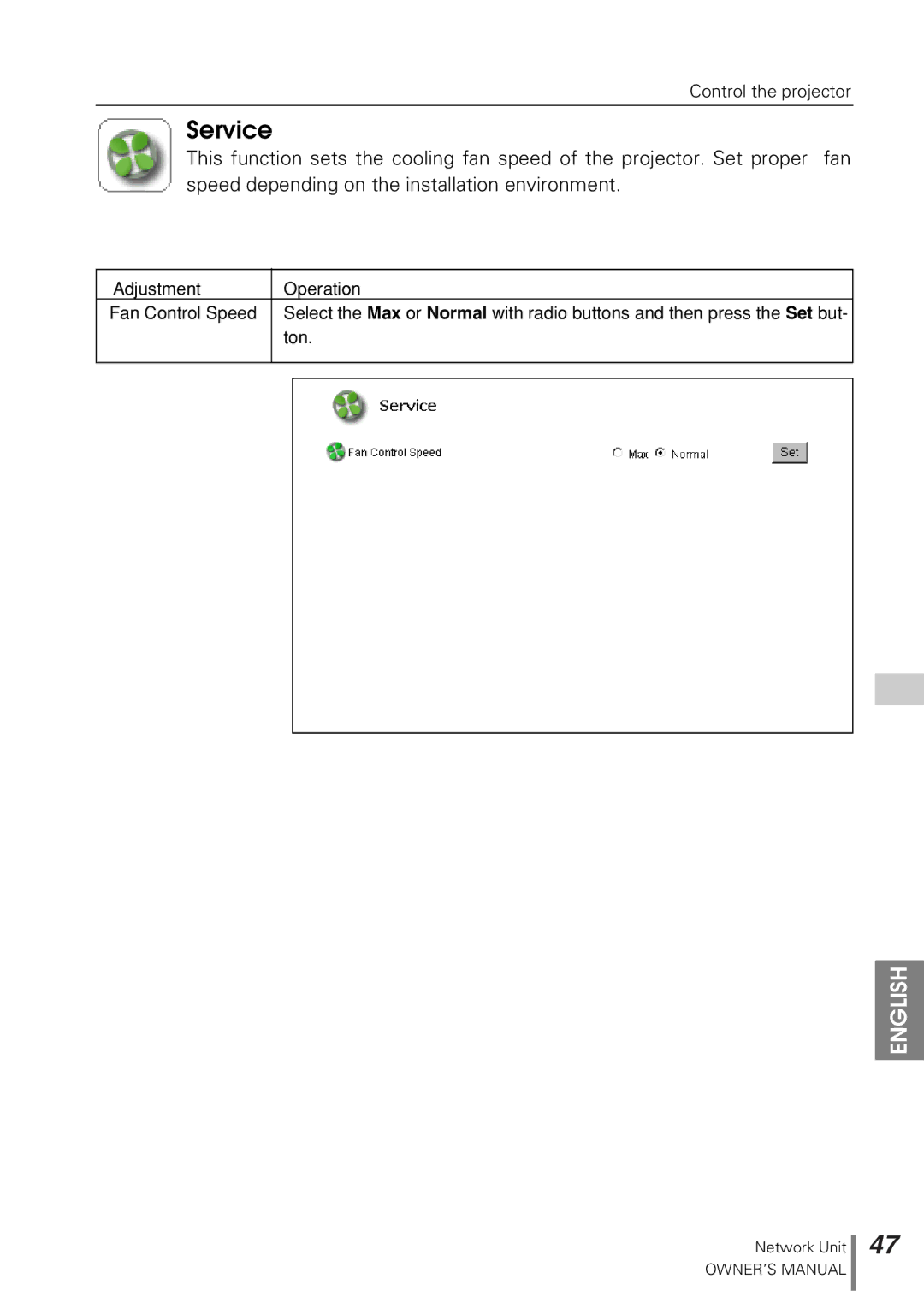 Sanyo POA-PN10 owner manual Service 