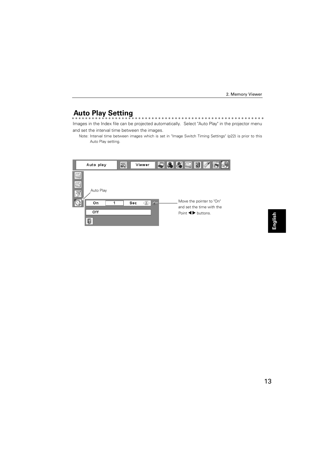 Sanyo POA-USB02 owner manual Auto Play Setting 