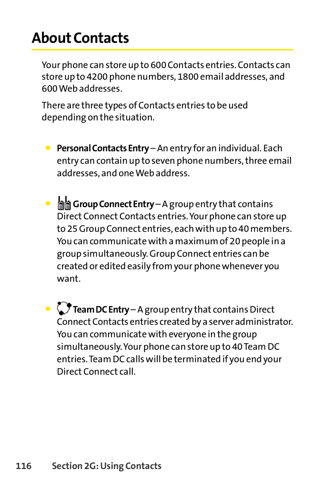 Sanyo PRO-200 manual About Contacts, Using Contacts 