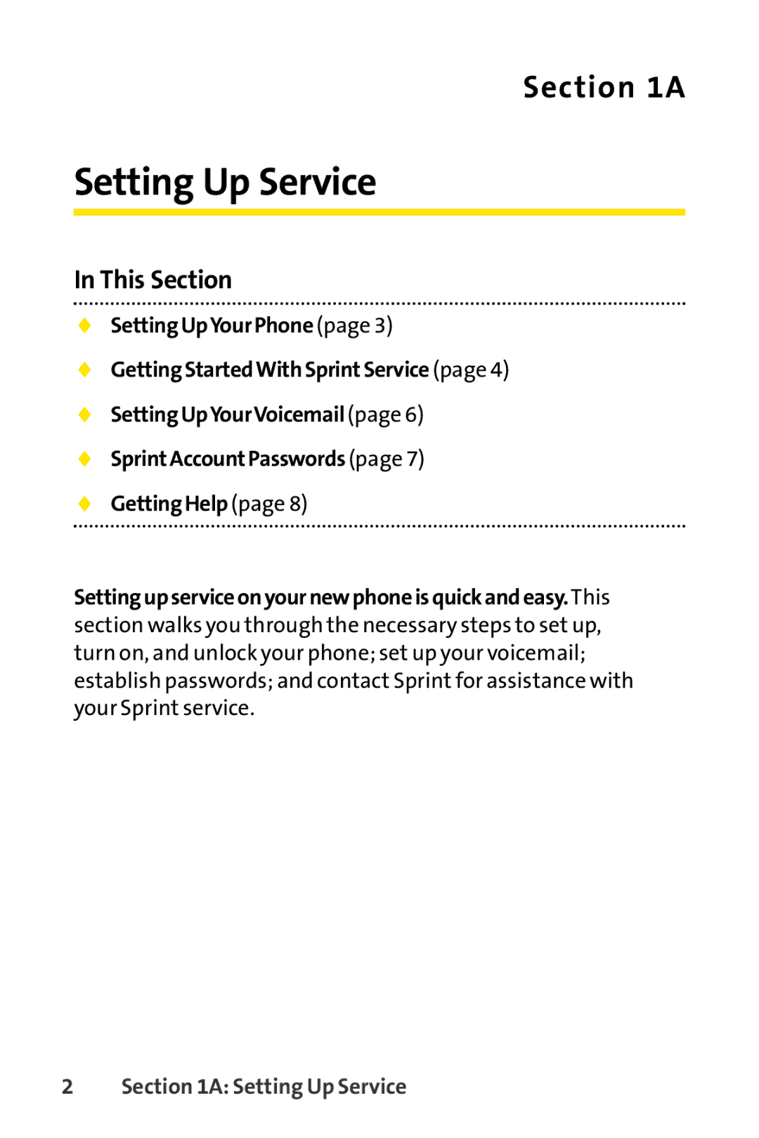 Sanyo PRO-200 manual This Section, Setting Up Service 