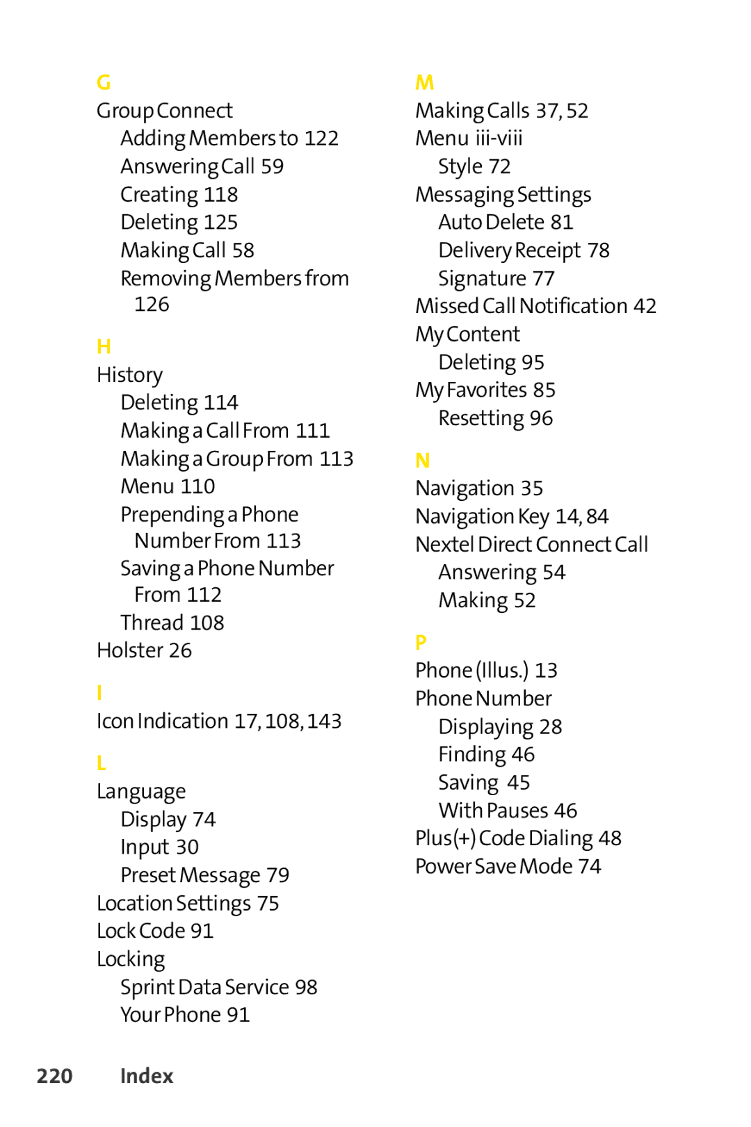 Sanyo PRO-200 manual Index 