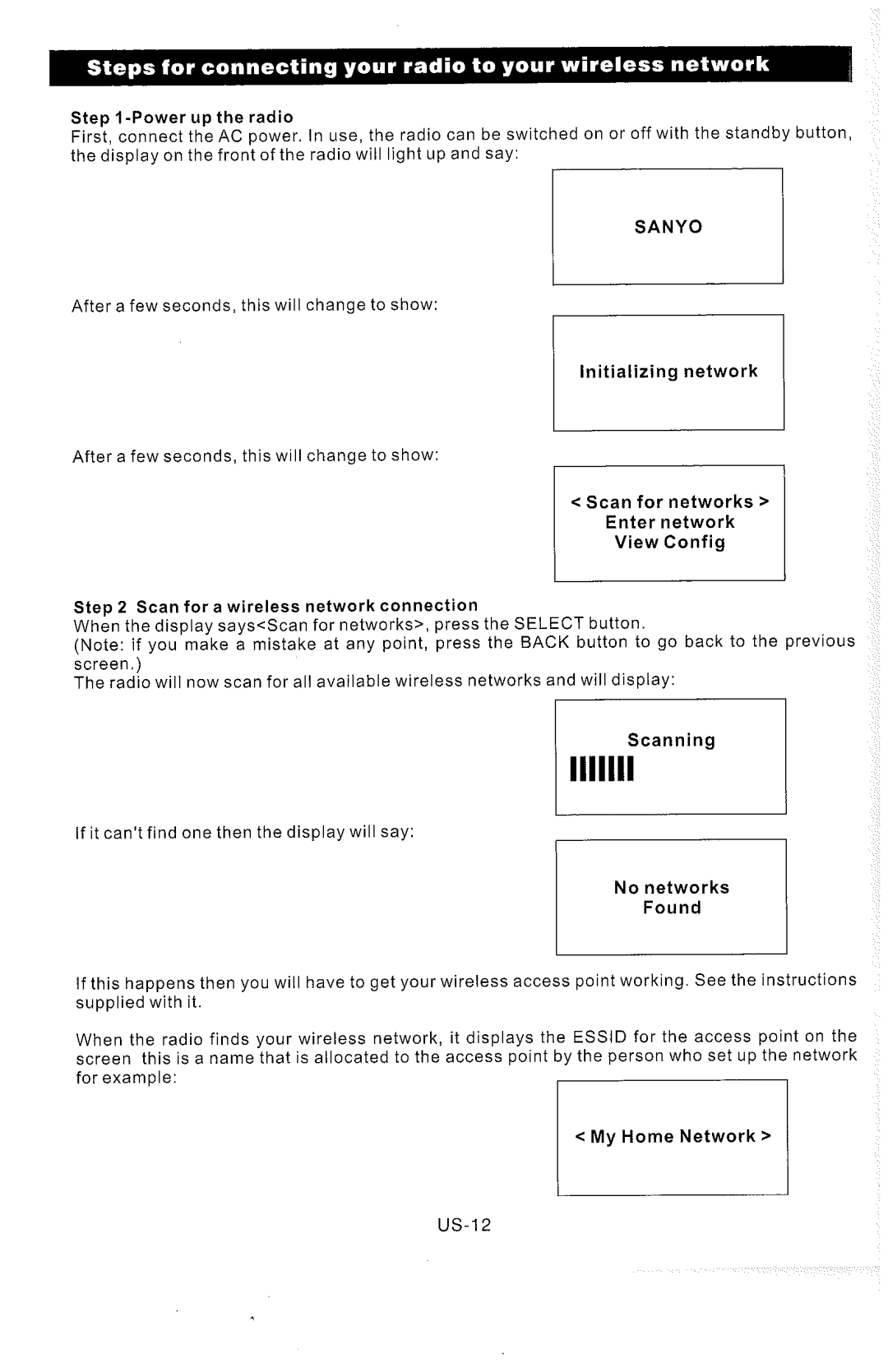 Sanyo R227 manual 