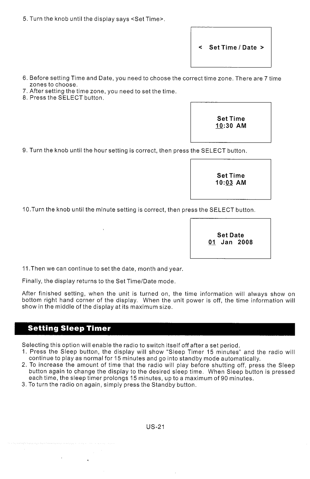 Sanyo R227 manual 