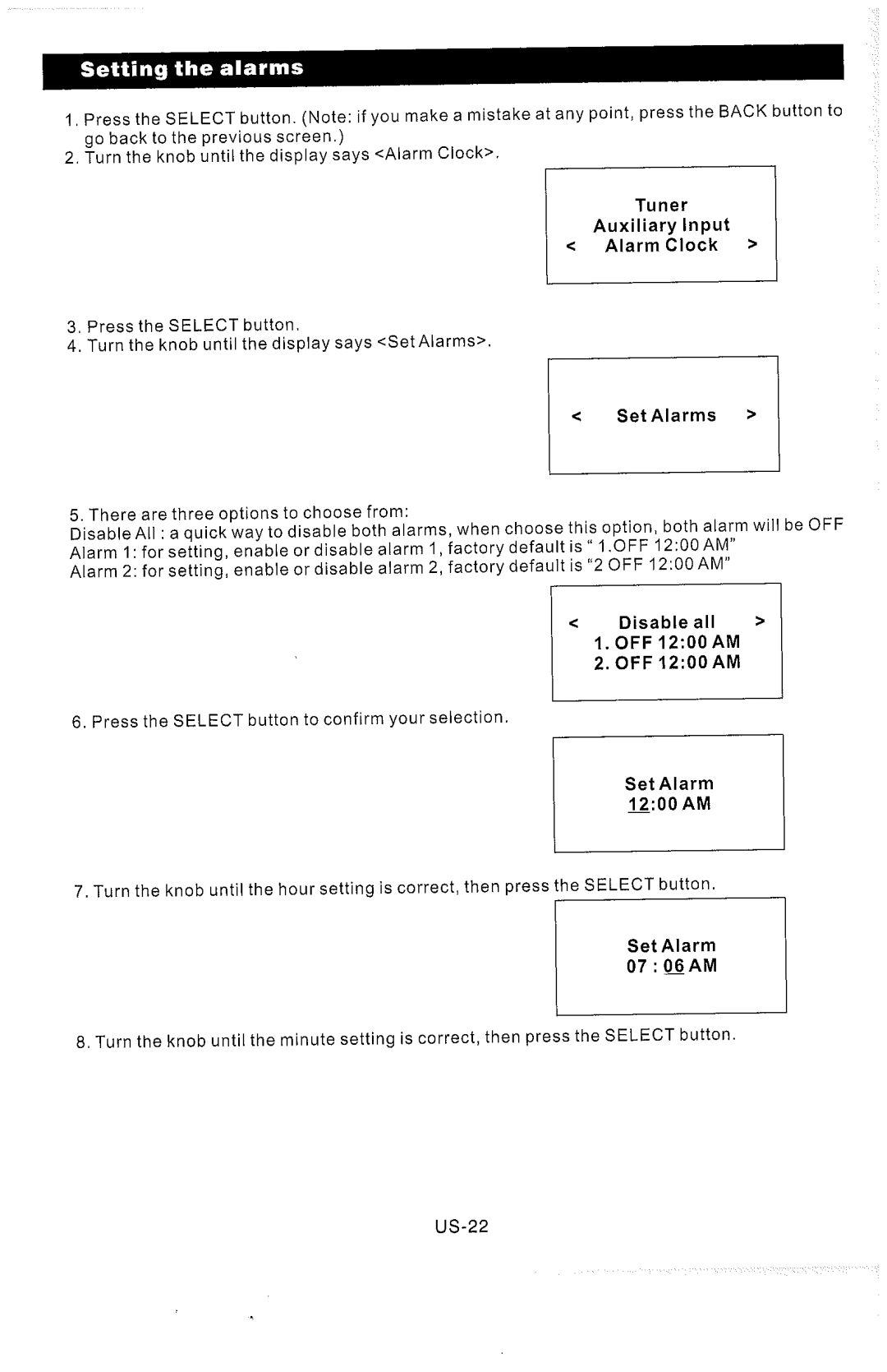 Sanyo R227 manual 