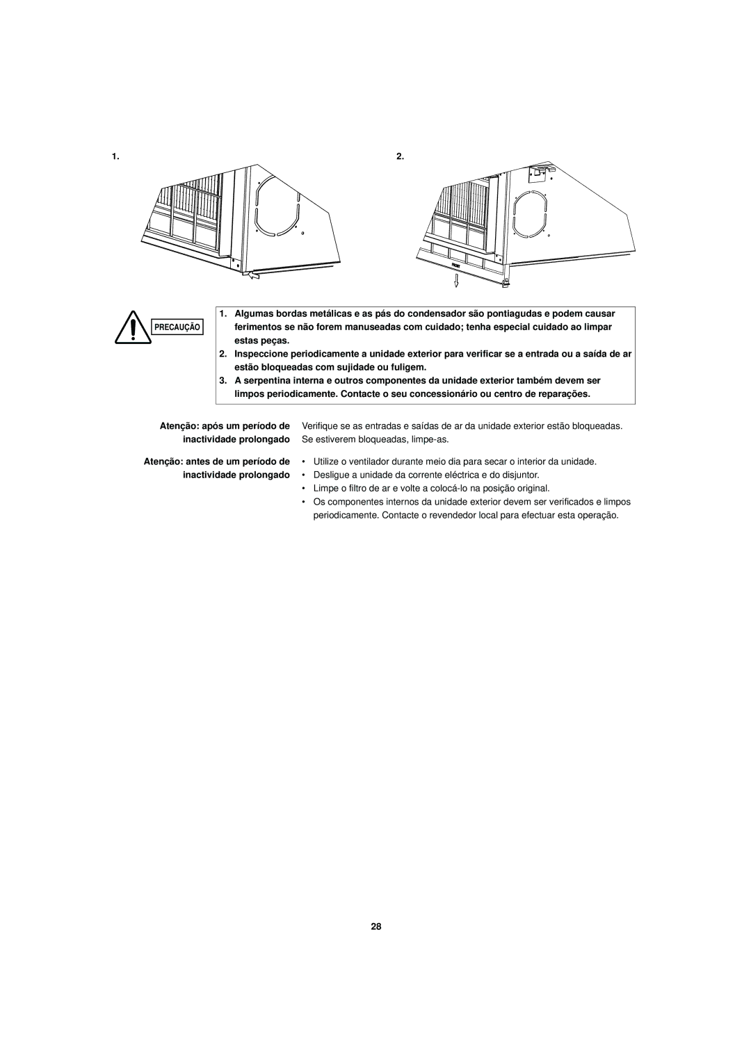 Sanyo R410A operation manual Precaução 