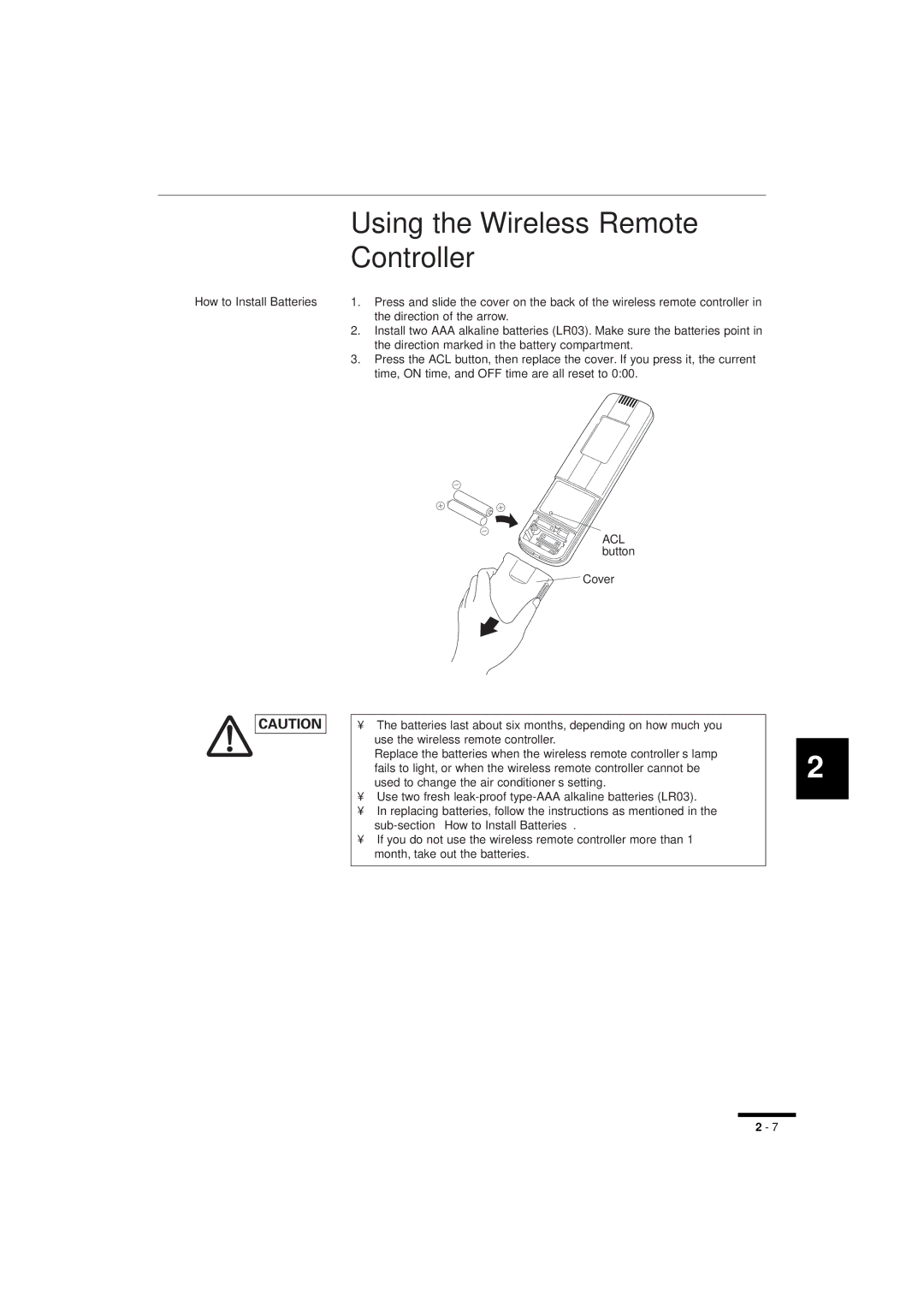 Sanyo RCS-SH1UA How to Install Batteries, Direction of the arrow, Direction marked in the battery compartment, Cover 