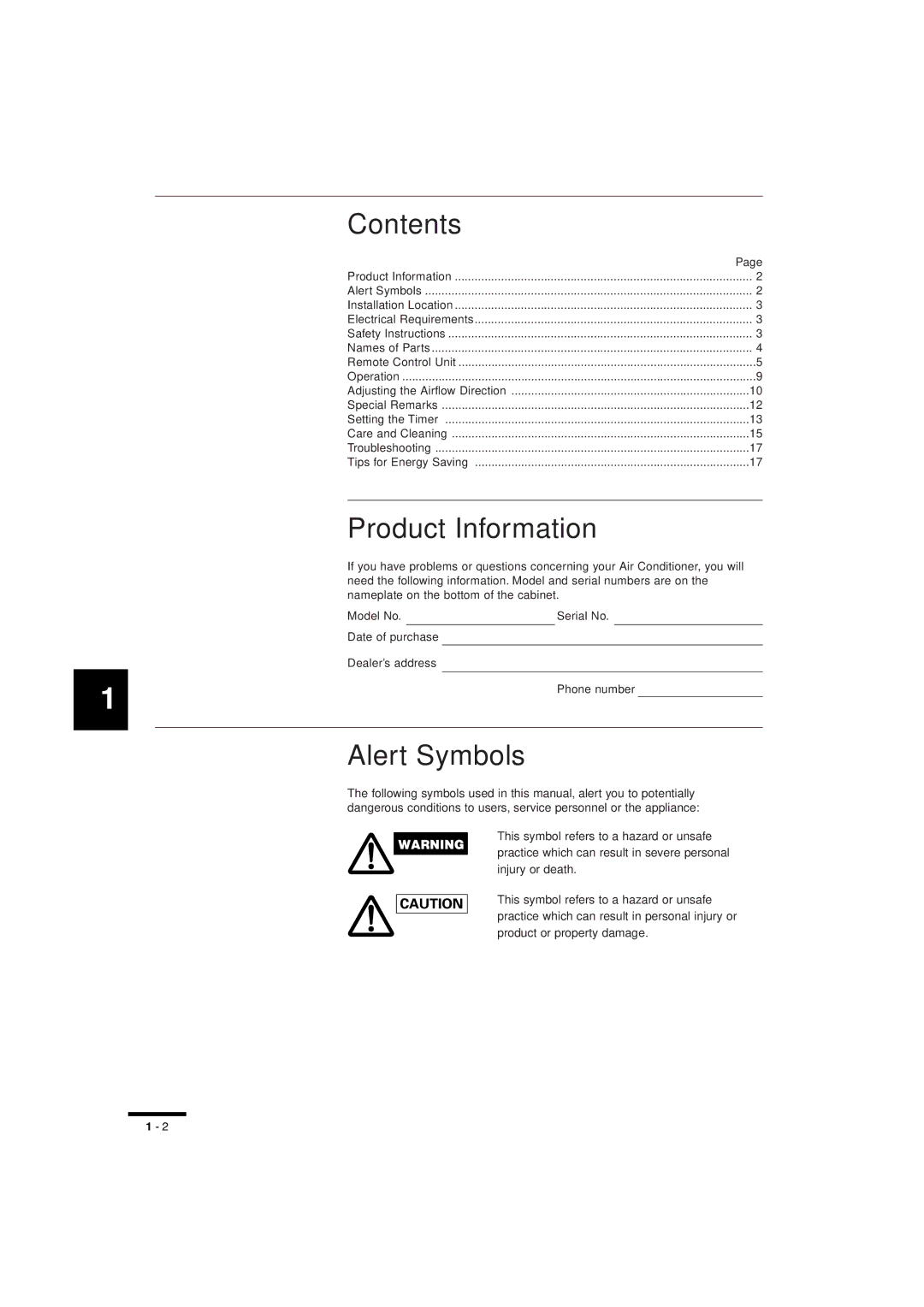 Sanyo RCS-SH80UA.WL, RCS-SH1UA, RCS-BH80UA.WL instruction manual Contents 