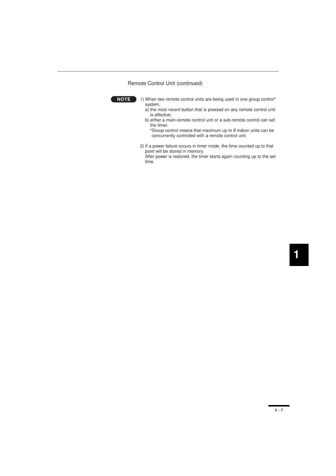 Sanyo RCS-BH80UA.WL, RCS-SH80UA.WL, RCS-SH1UA instruction manual Remote Control Unit 