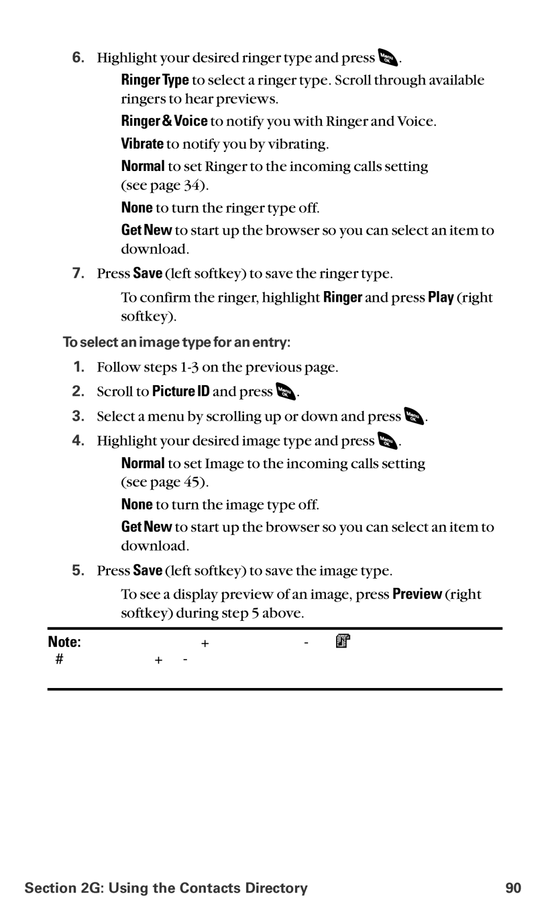 Sanyo RL-4920 manual To select an image type for an entry 