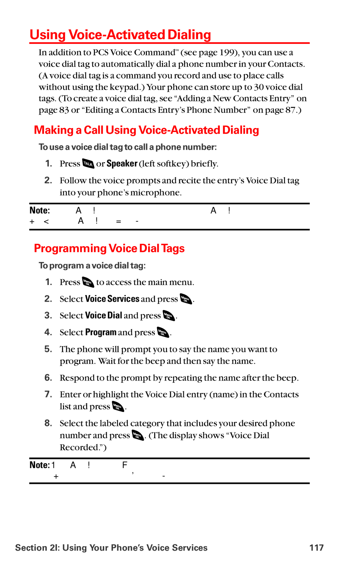 Sanyo RL-4920 manual Making a Call Using Voice-Activated Dialing, ProgrammingVoice Dial Tags 