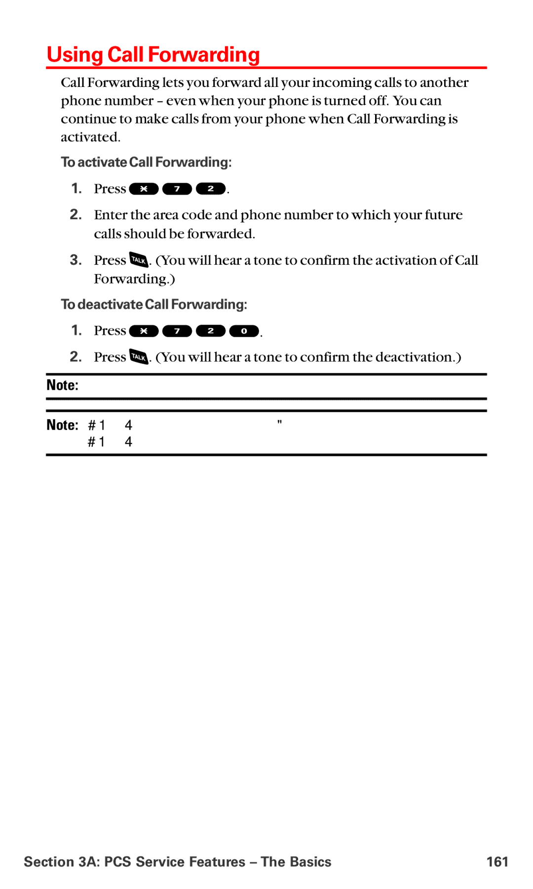 Sanyo RL-4920 manual Using Call Forwarding, To activate Call Forwarding, To deactivate Call Forwarding 