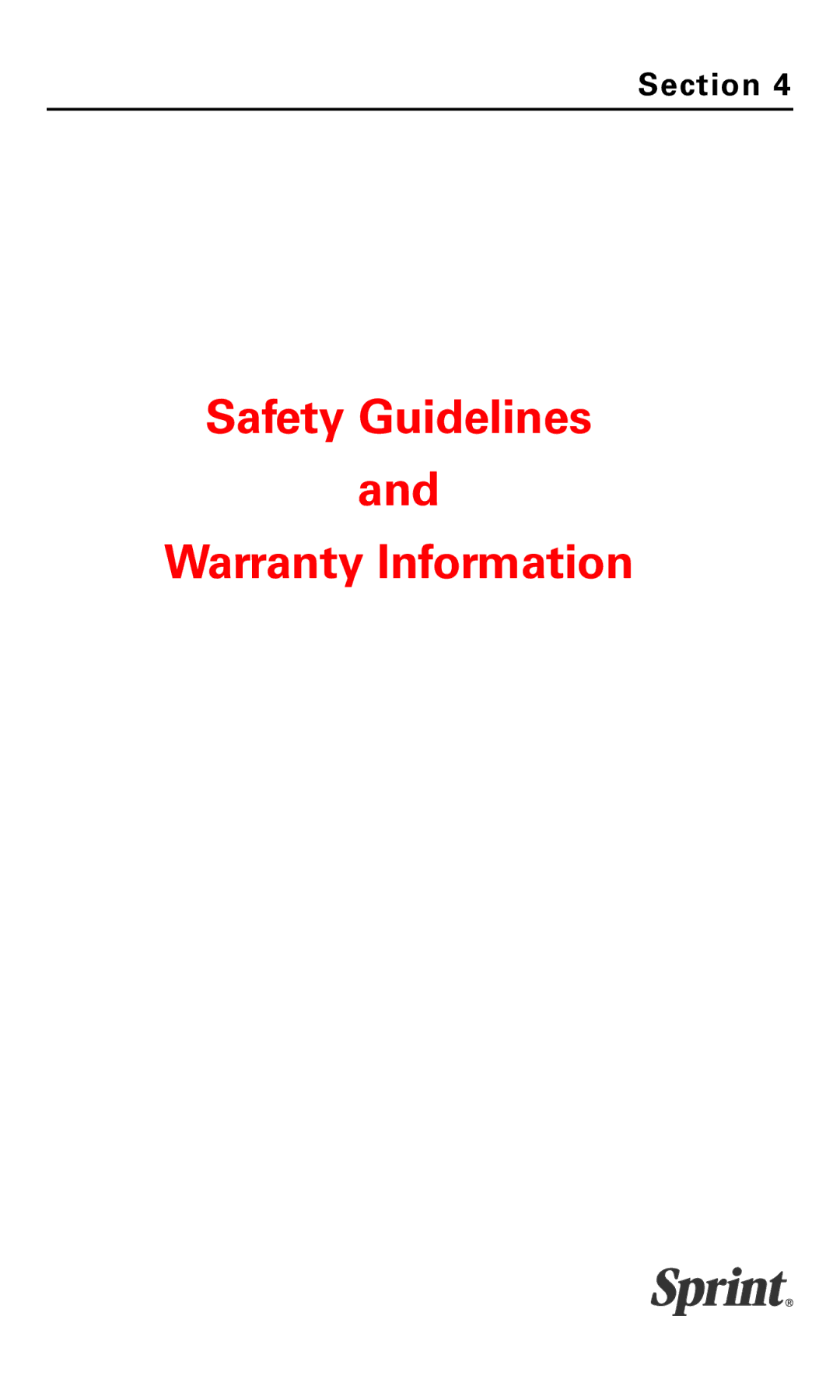 Sanyo RL-4920 manual Safety Guidelines Warranty Information 