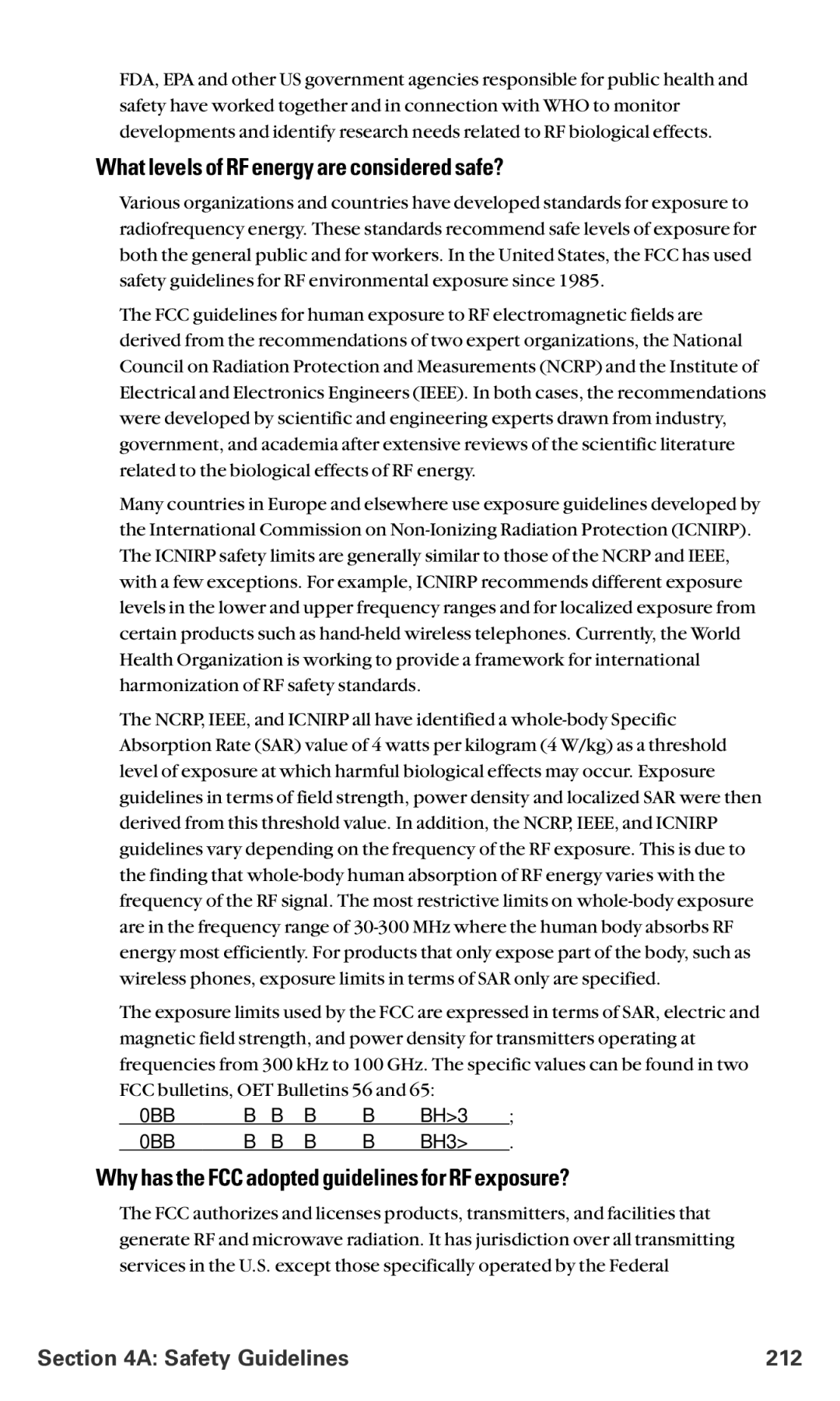 Sanyo RL-4920 manual What levels of RF energy are considered safe?, Why has the FCC adopted guidelines for RF exposure? 