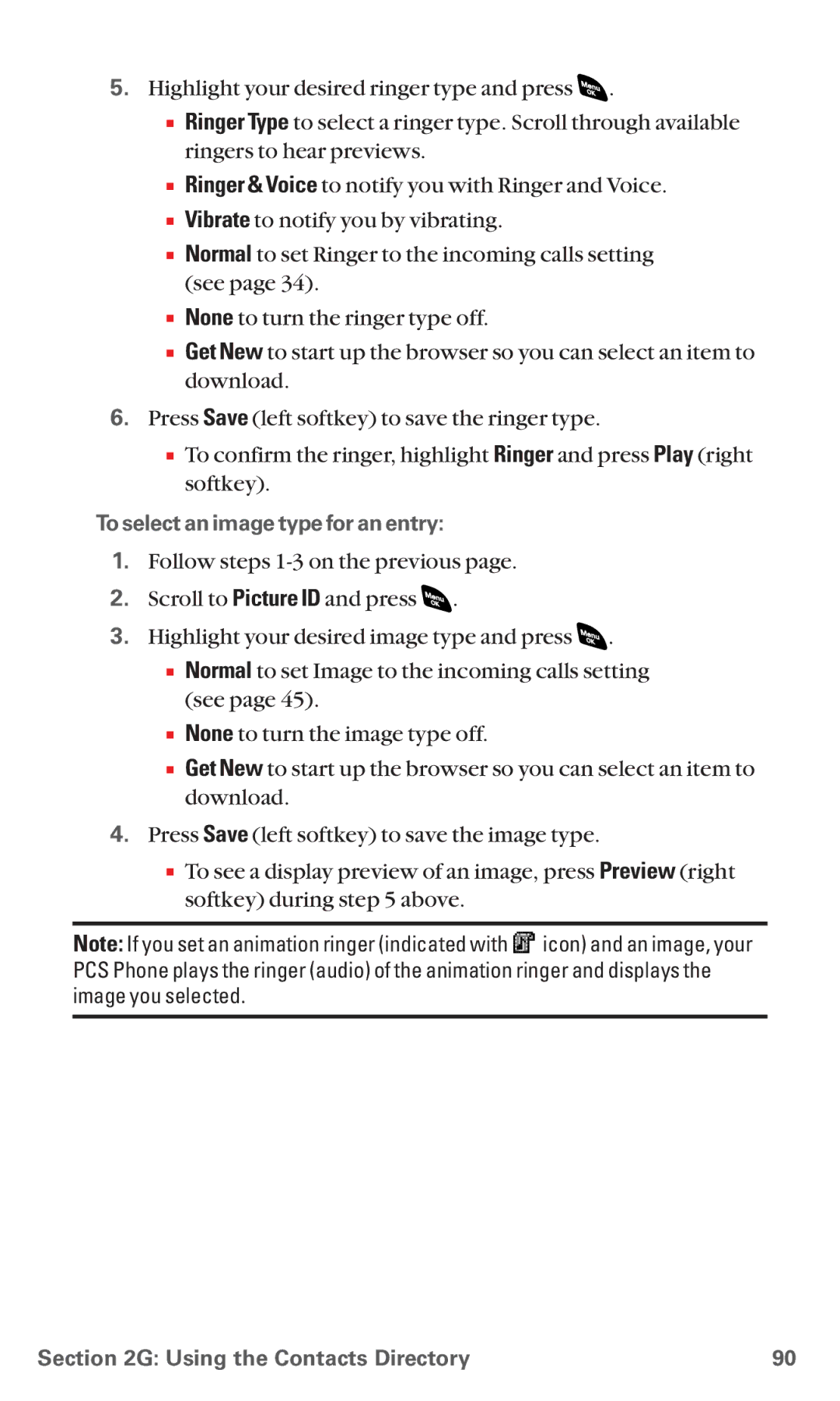 Sanyo RL 4920 manual To select an image type for an entry 