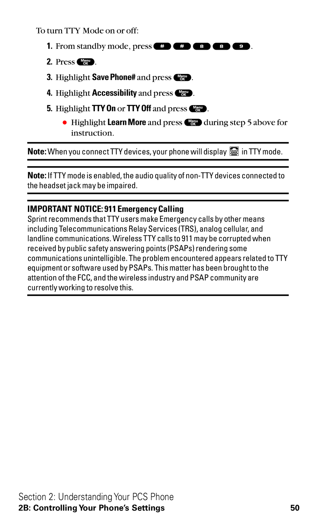 Sanyo RL2000 manual Important Notice 911 Emergency Calling 