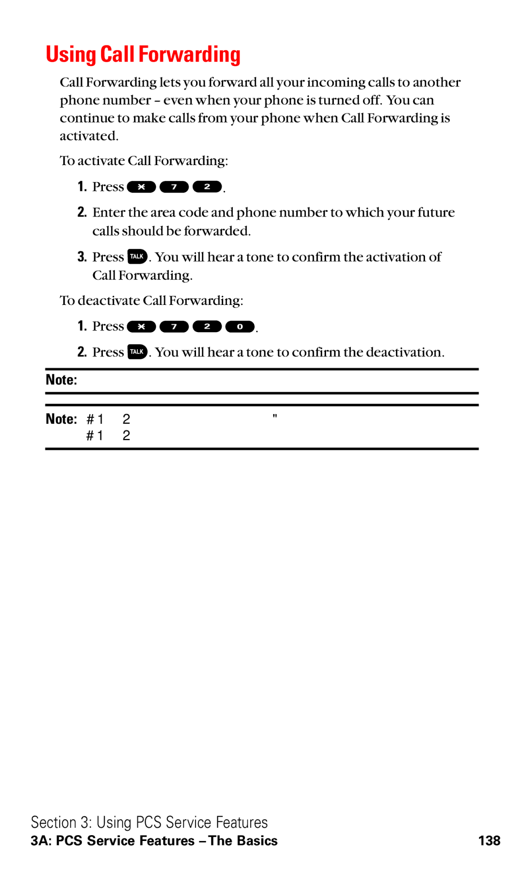 Sanyo RL2500 manual Using Call Forwarding 