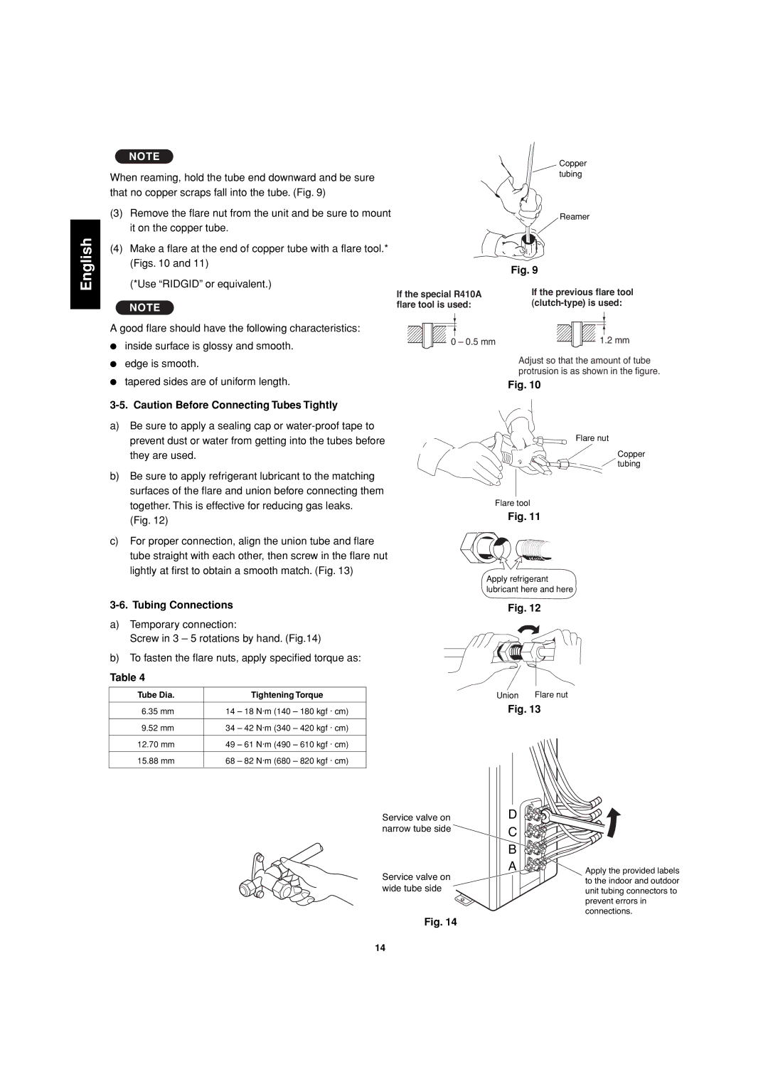 Sanyo SAP-CMRV1426EH-F, SAP-CMRV1926EH service manual Service valve on narrow tube side 