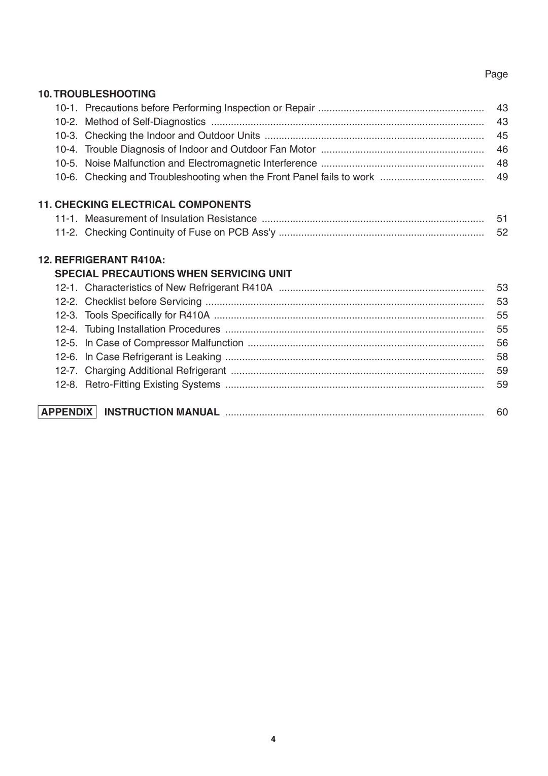 Sanyo SAP-KRV94EHDX service manual Checking Electrical Components 