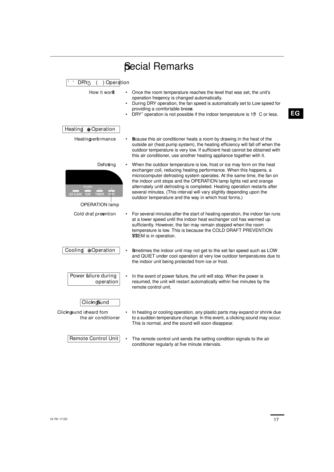 Sanyo SAP-KRV94EHDX service manual Special Remarks 