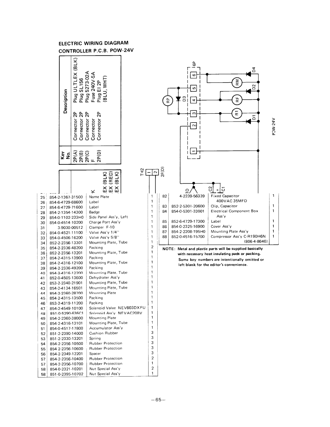 Sanyo SAP241C, SAP241V manual 