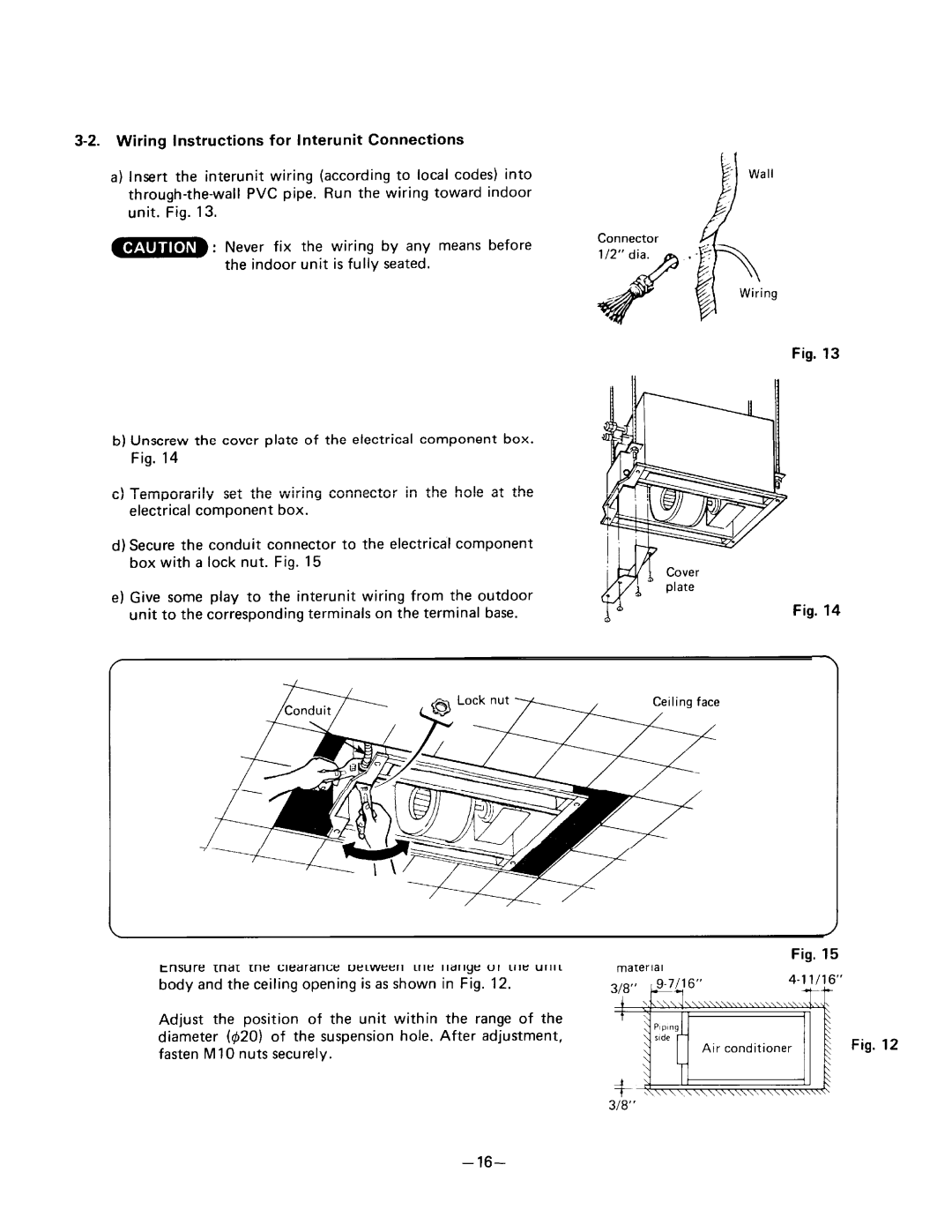 Sanyo SAP241RC manual 