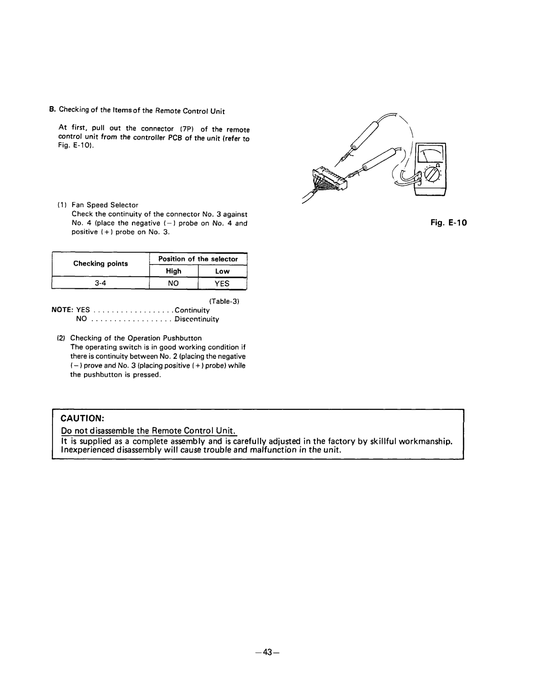 Sanyo SAP241RC manual 