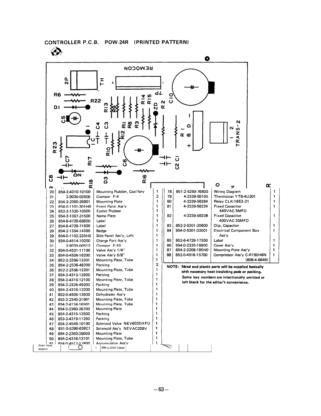 Sanyo SAP241RC manual 