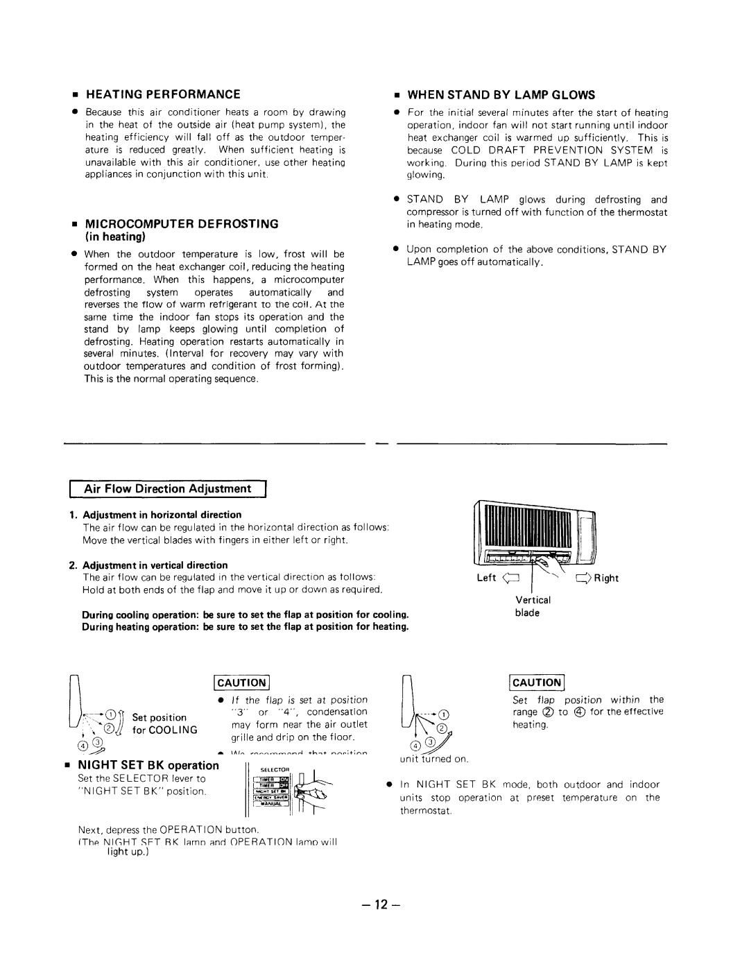 Sanyo SAP90KCH, SAP91KC, SAP121KC manual 