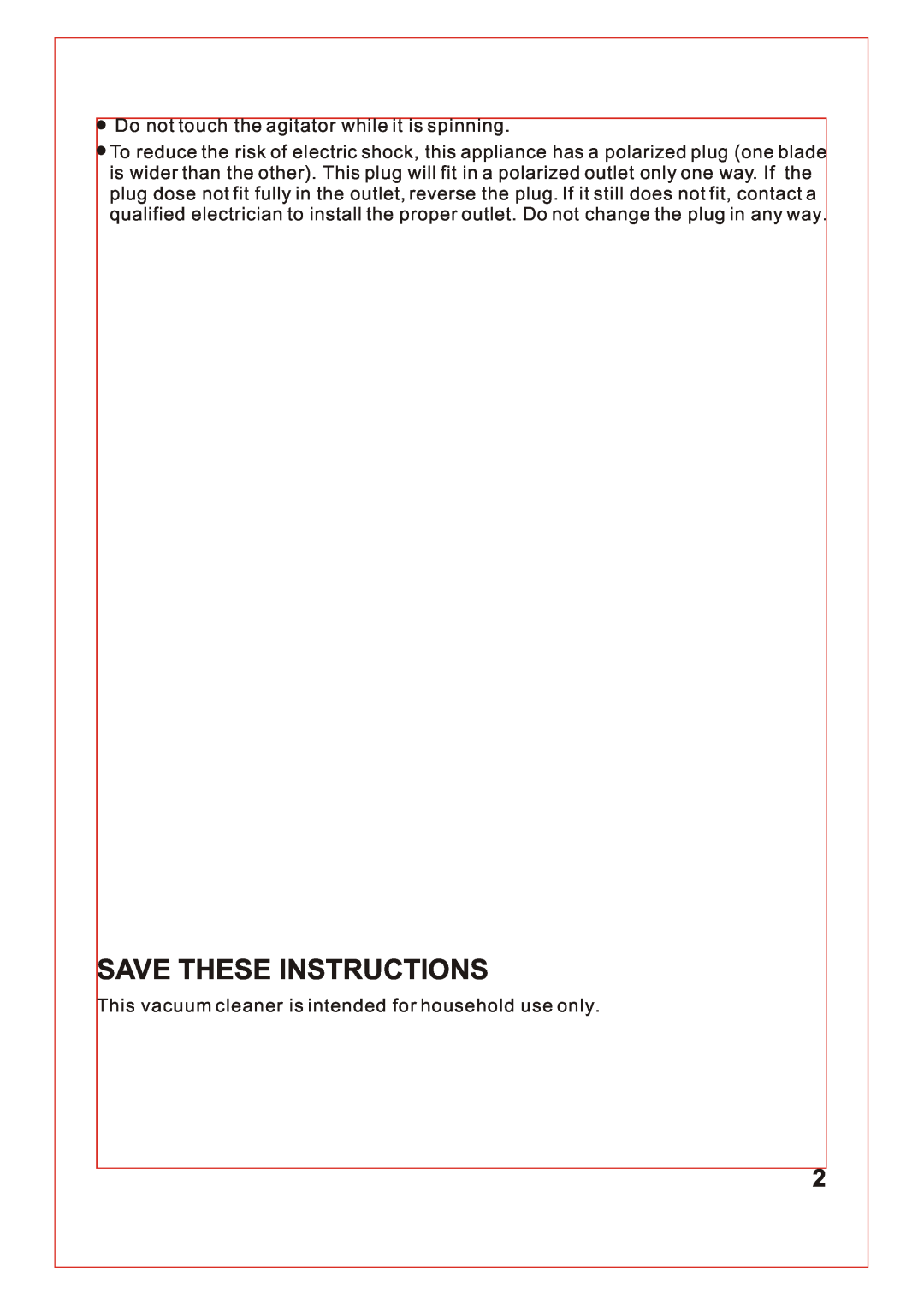 Sanyo SC-150, SC-180 instruction manual Save These Instructions 