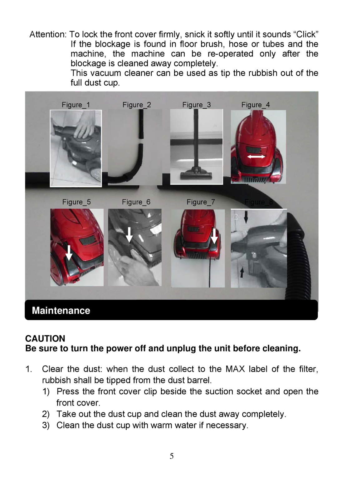 Sanyo SC-X1801R instruction manual Maintenance 