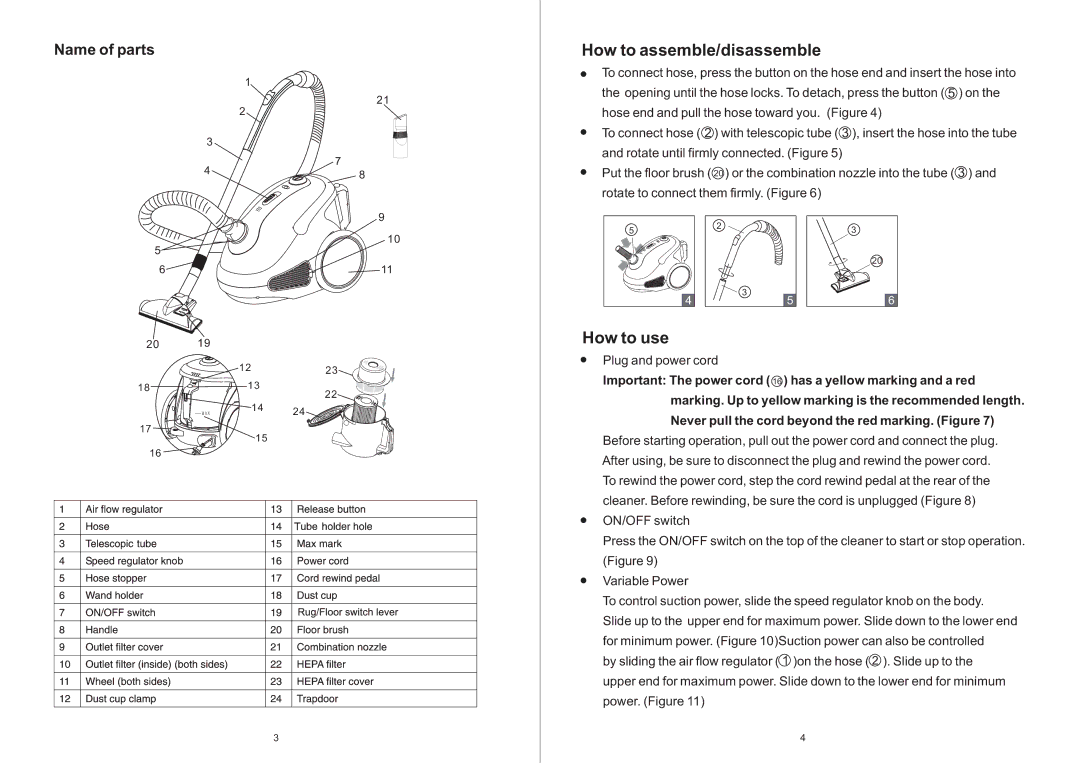 Sanyo SC-X2015N manual How to assemble/disassemble, How to use 