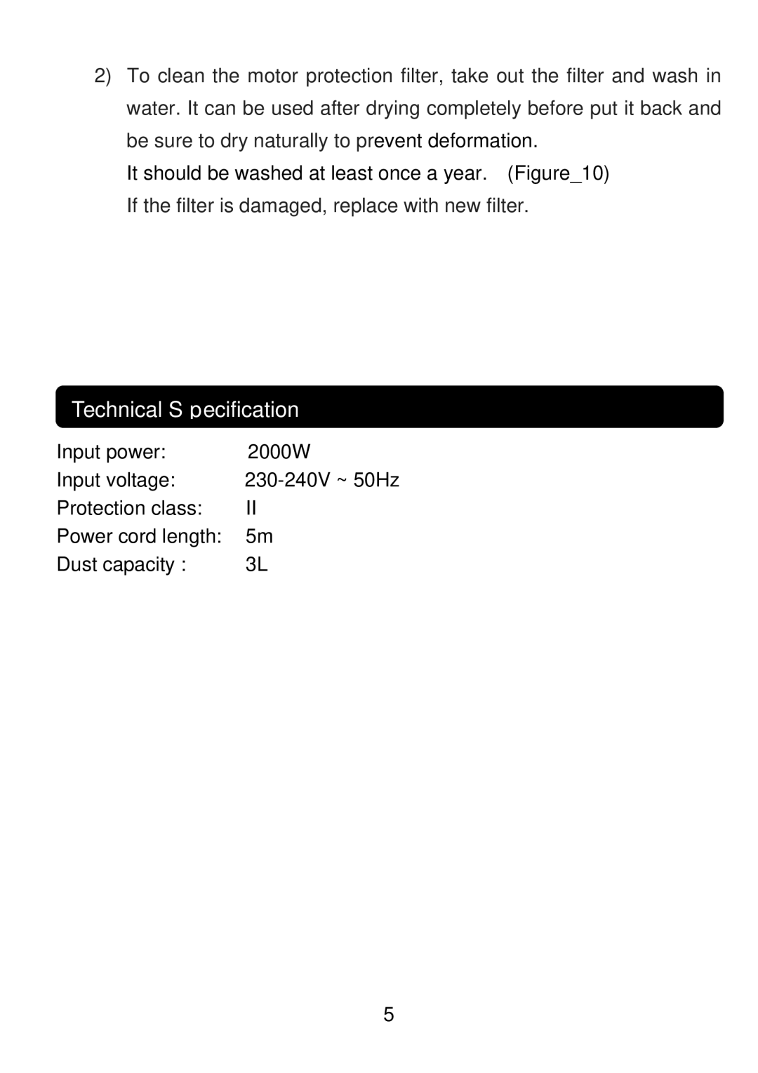 Sanyo SC-X2017 instruction manual Technical Specification 