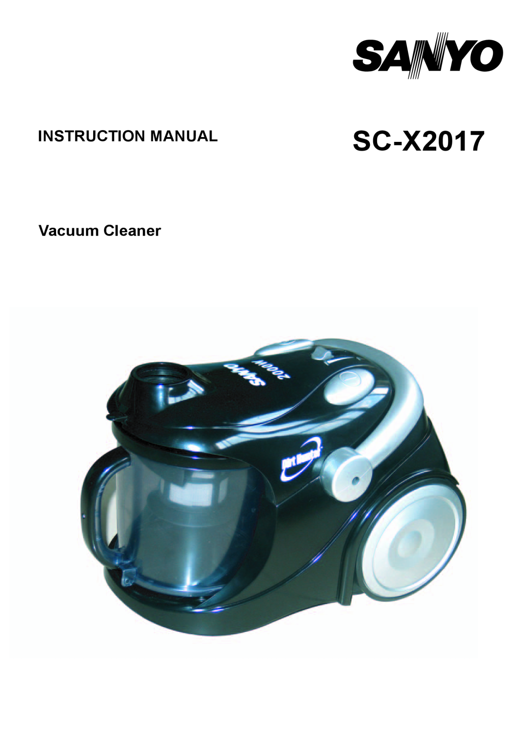 Sanyo SC-X2017 instruction manual 