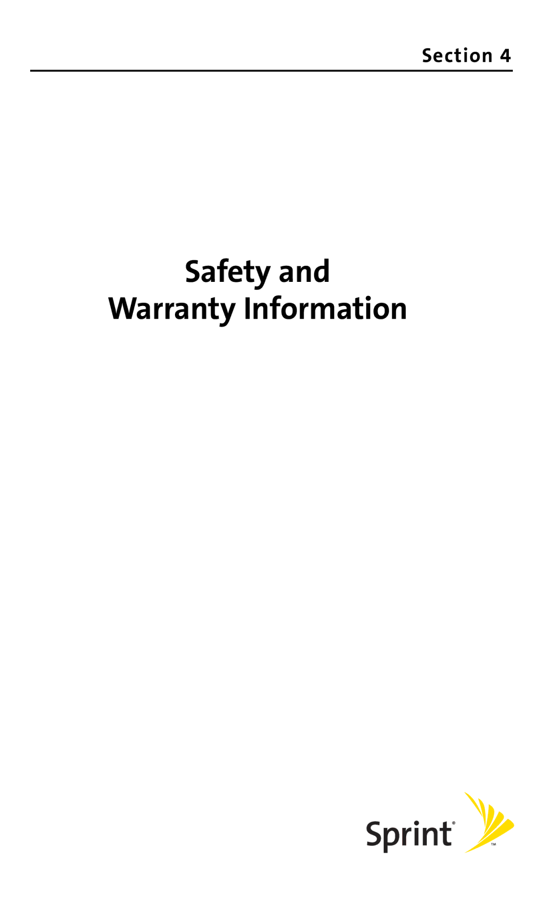 Sanyo SCP-200 manual Safety Warranty Information 