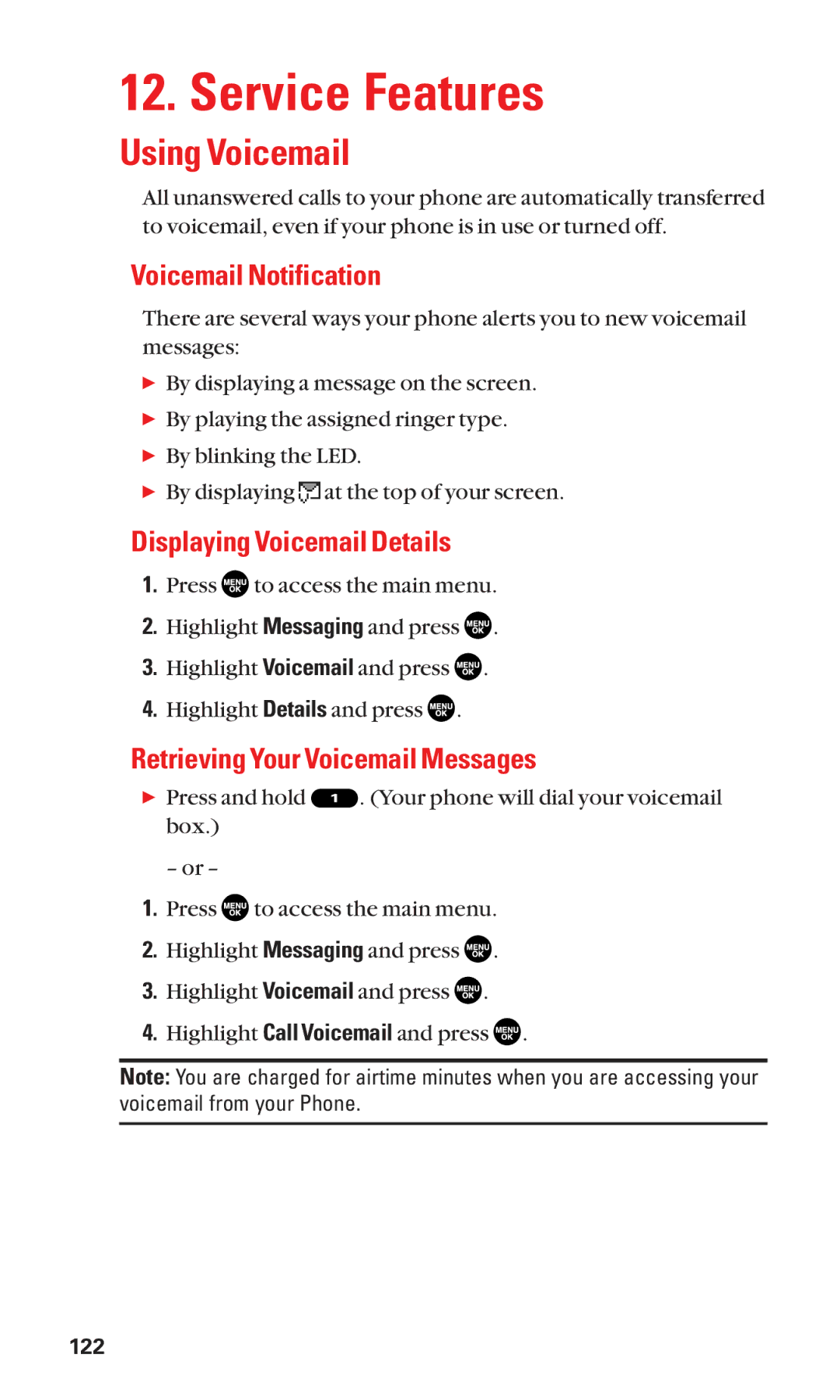 Sanyo SCP-2300 manual Service Features, Using Voicemail, Voicemail Notification, Displaying Voicemail Details 