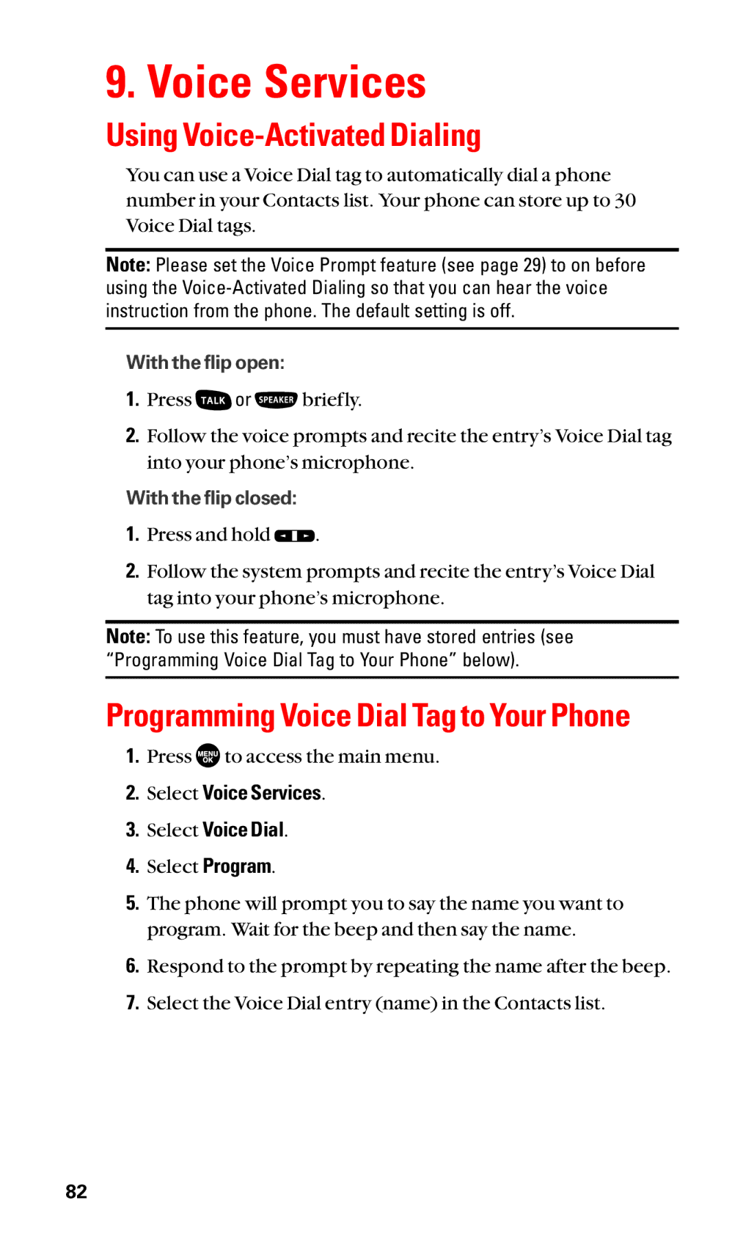 Sanyo SCP-2400 manual Using Voice-Activated Dialing, Select Voice Services Select Voice Dial 