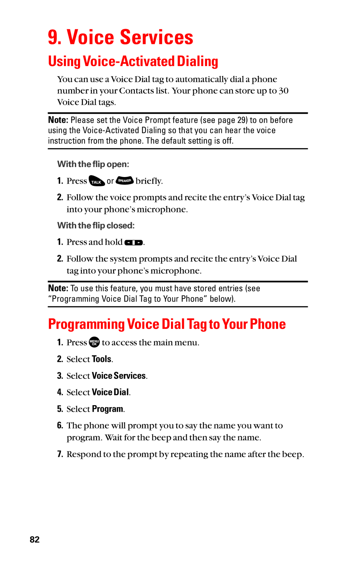 Sanyo SCP-3100 manual Using Voice-Activated Dialing, Select Voice Services Select Voice Dial 