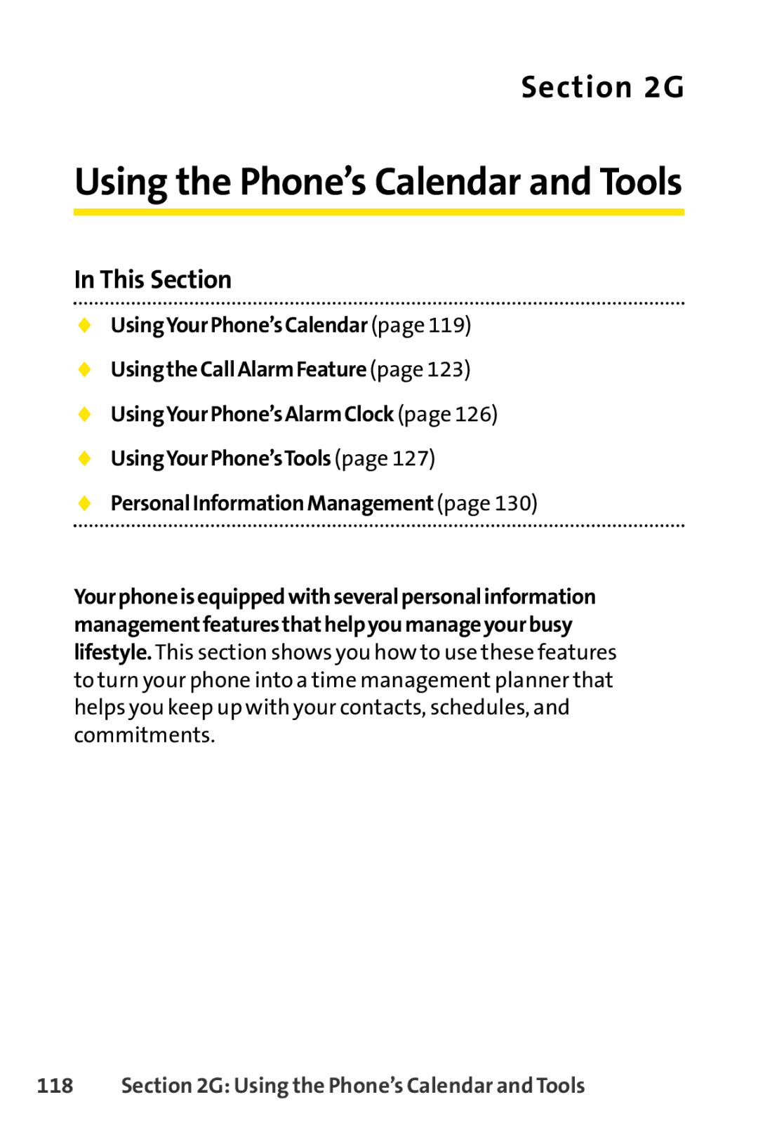 Sanyo SCP-3200 manual Using the Phone’s Calendar and Tools 