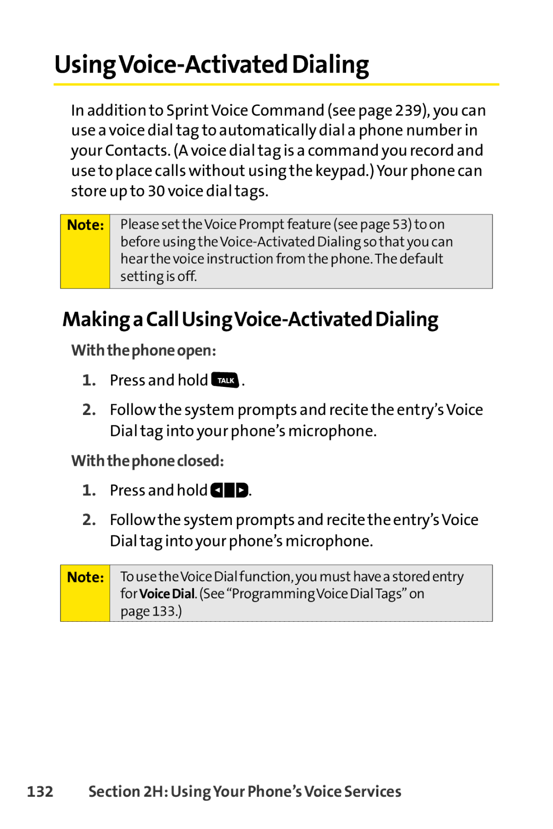 Sanyo SCP-3200 manual Making a Call UsingVoice-Activated Dialing, Withthephoneopen, Withthephoneclosed 