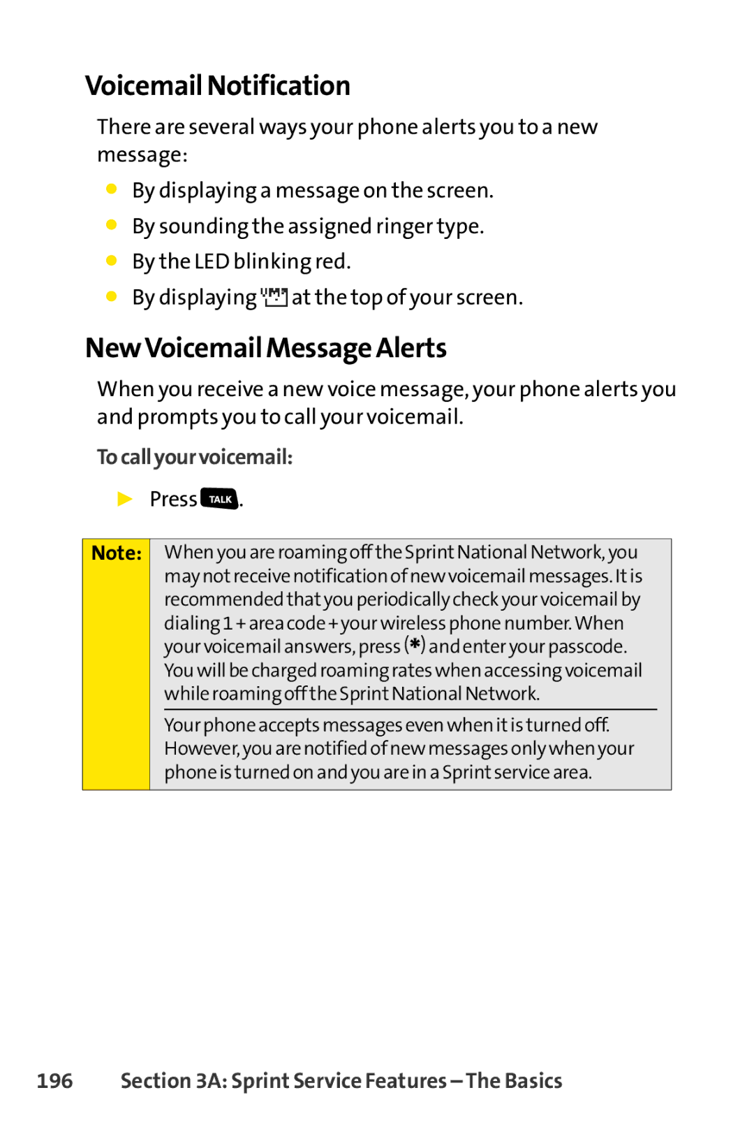 Sanyo SCP-3200 manual Voicemail Notification, NewVoicemail Message Alerts, Tocallyourvoicemail 