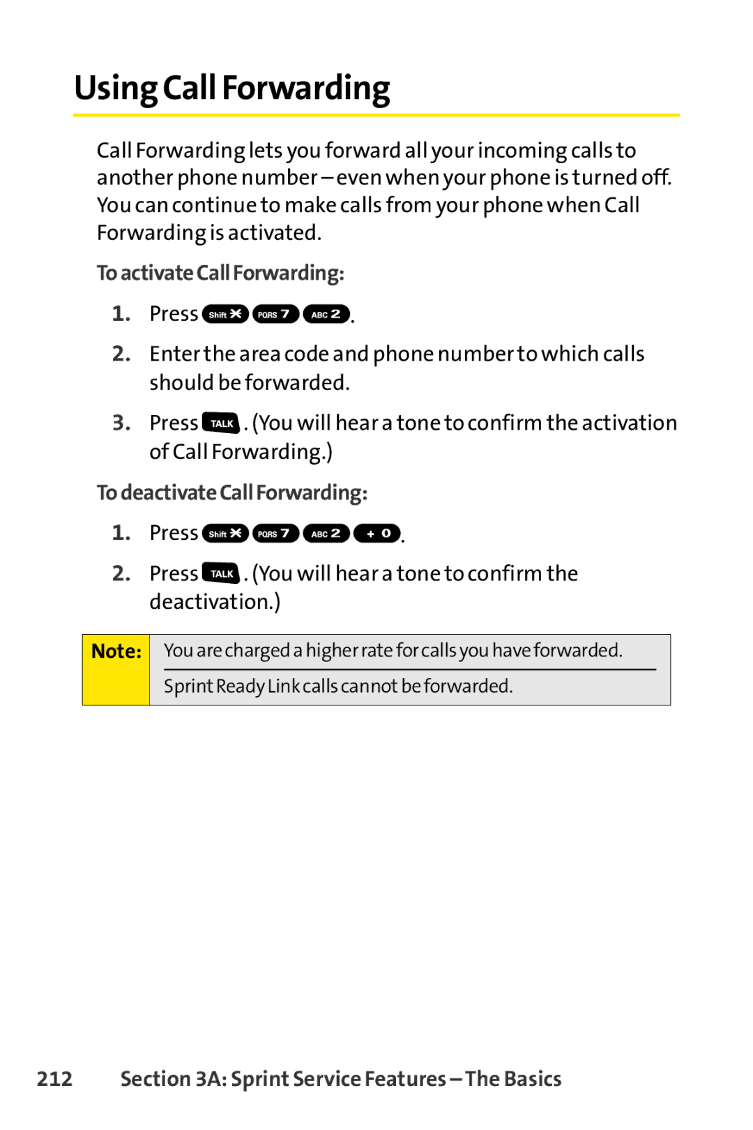 Sanyo SCP-3200 manual Using Call Forwarding, ToactivateCallForwarding, TodeactivateCallForwarding 