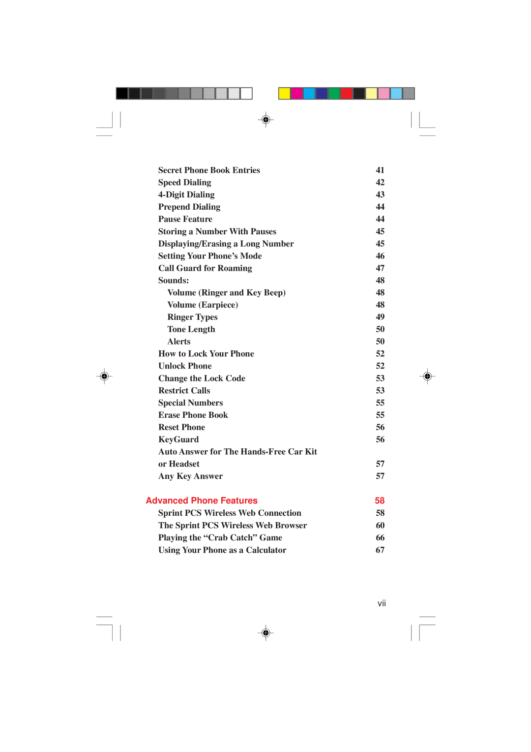 Sanyo SCP-4000 manual Advanced Phone Features 