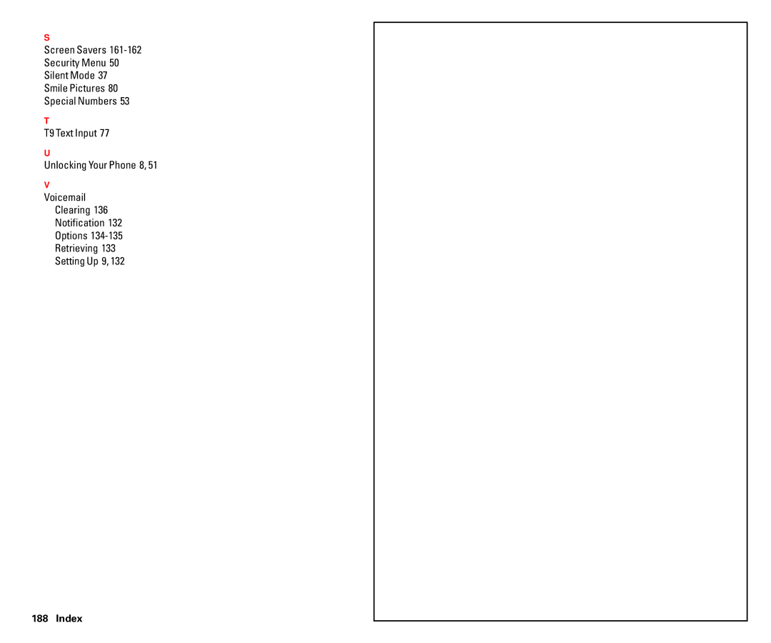 Sanyo SCP-6400 manual Index 