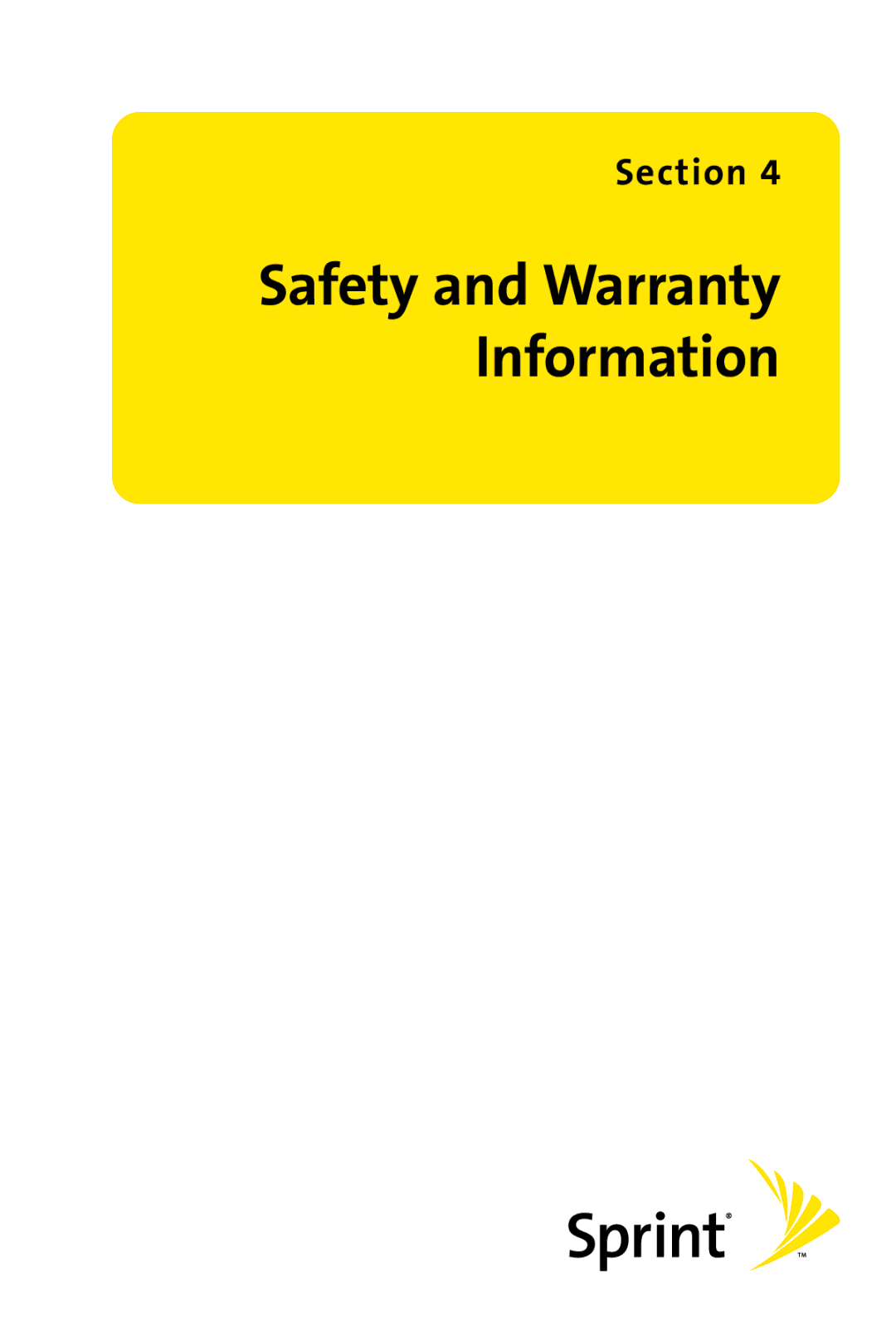 Sanyo Sanyo, SCP-6650KTB manual Safety and Warranty Information 