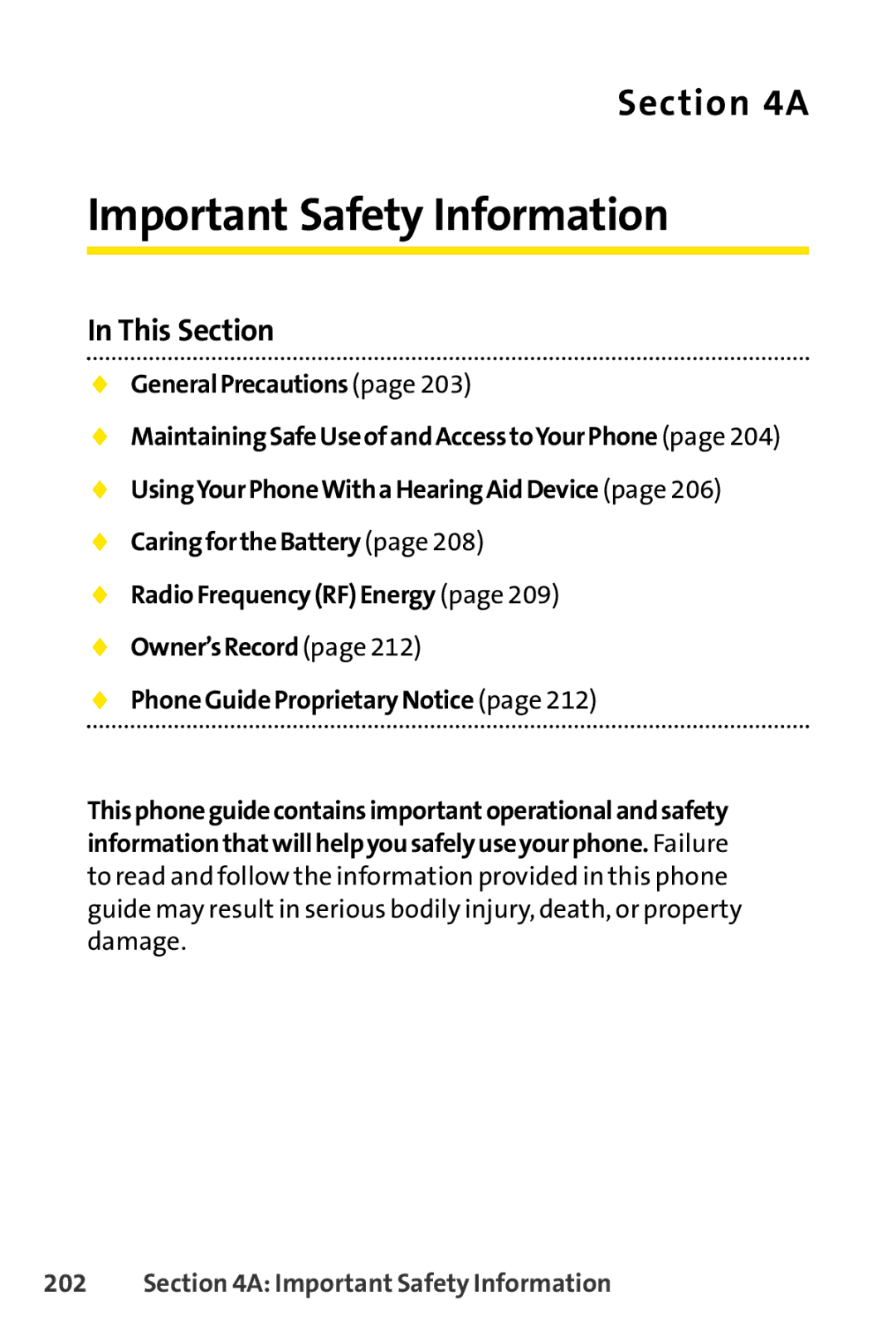 Sanyo SCP-6650KTB, Sanyo manual Important Safety Information 