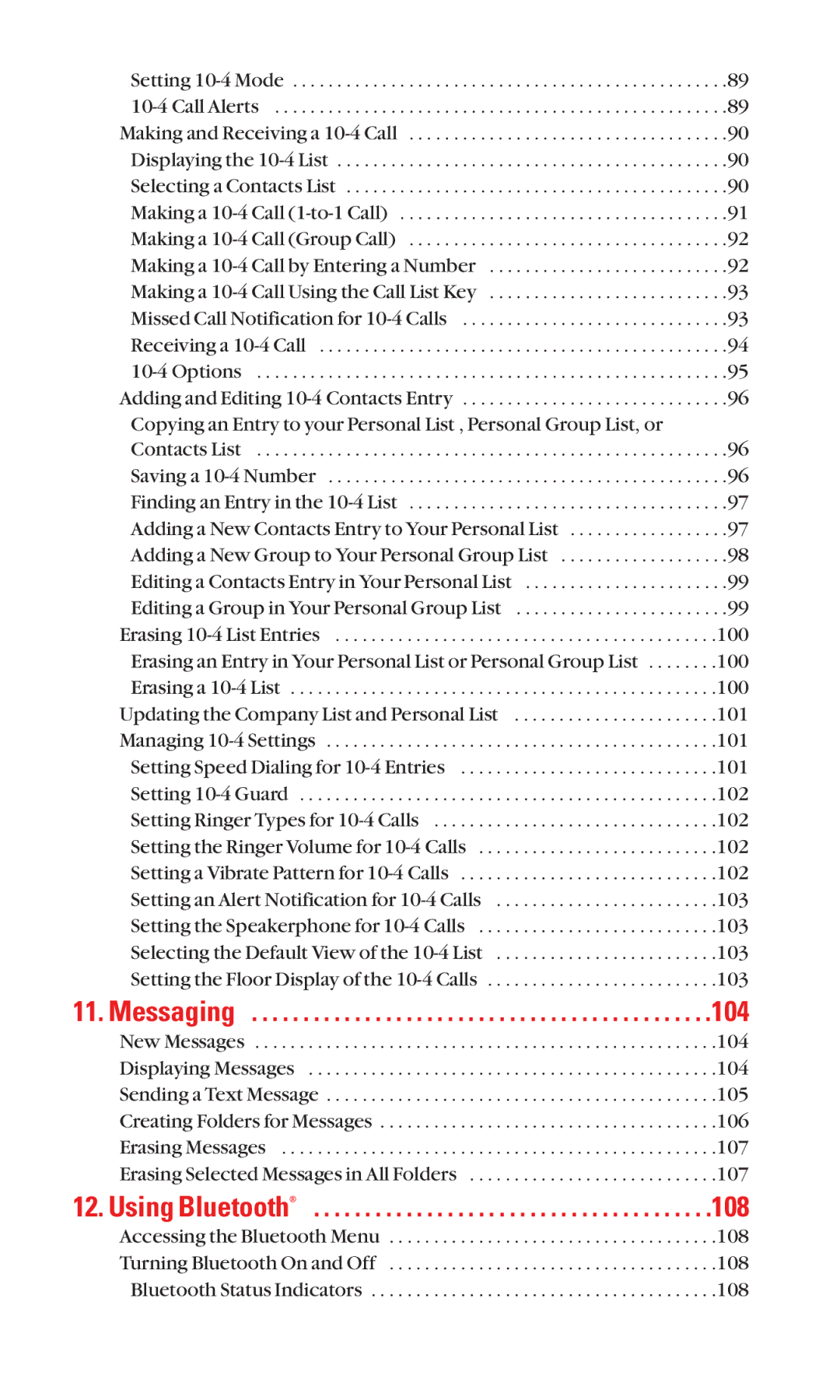 Sanyo SCP-7050 manual Messaging 