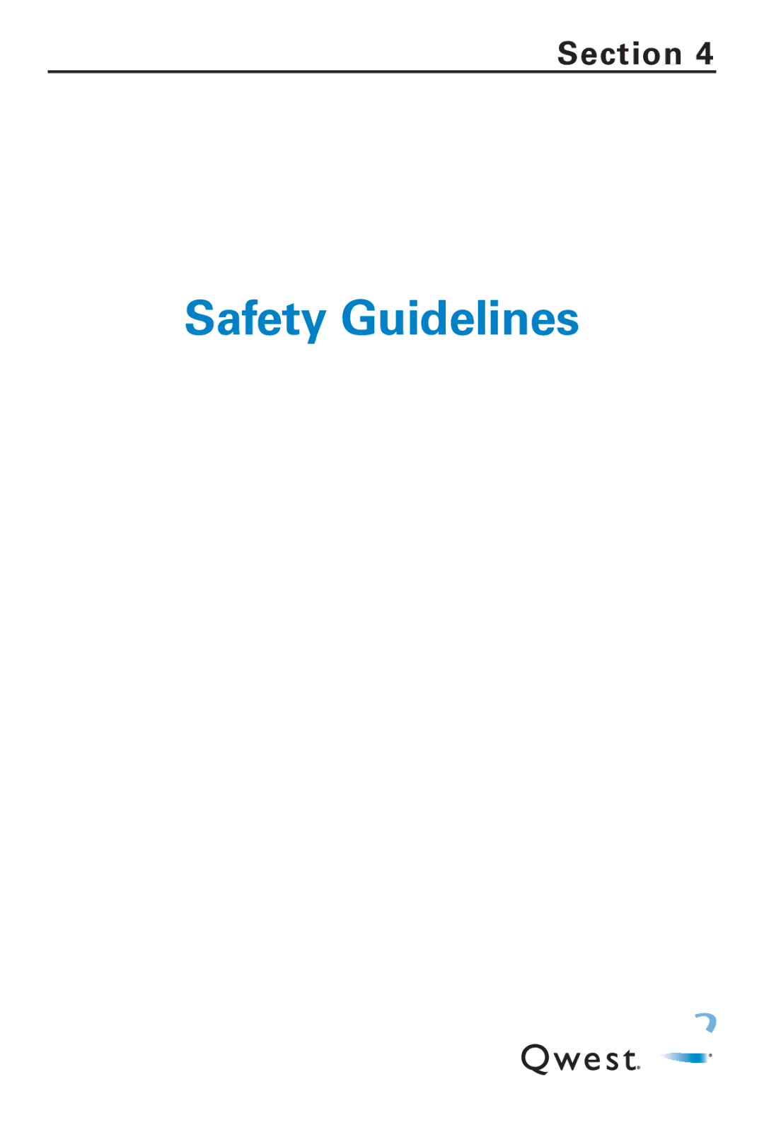 Sanyo SCP-8300 warranty Safety Guidelines 