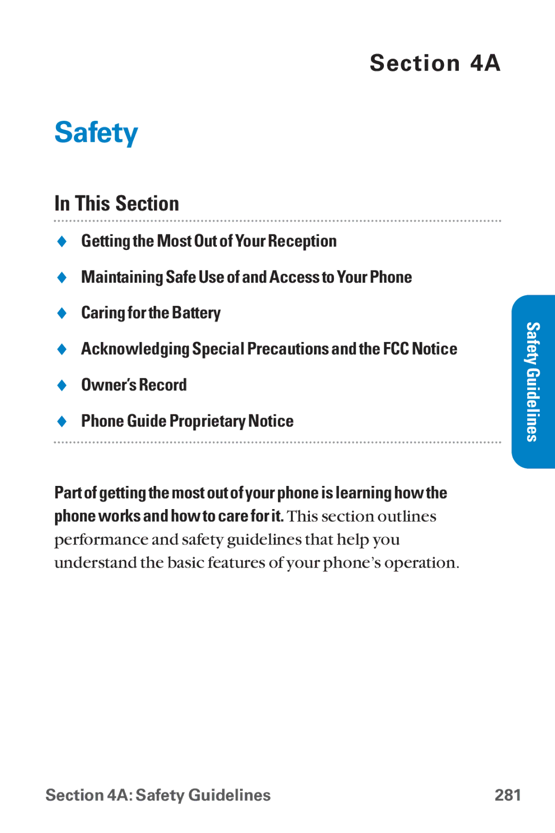 Sanyo SCP-8300 warranty Safety,  Owner’s Record  Phone Guide Proprietary Notice 