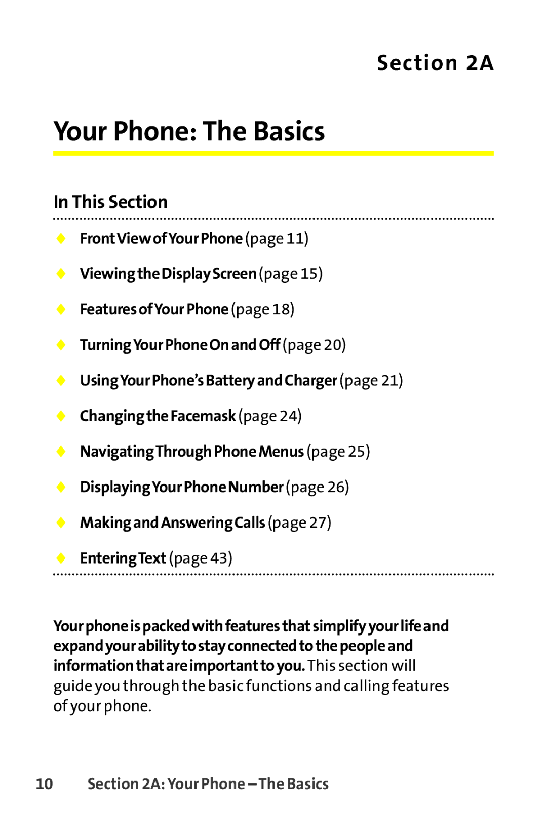 Sanyo SCP-8400 manual Your Phone The Basics 