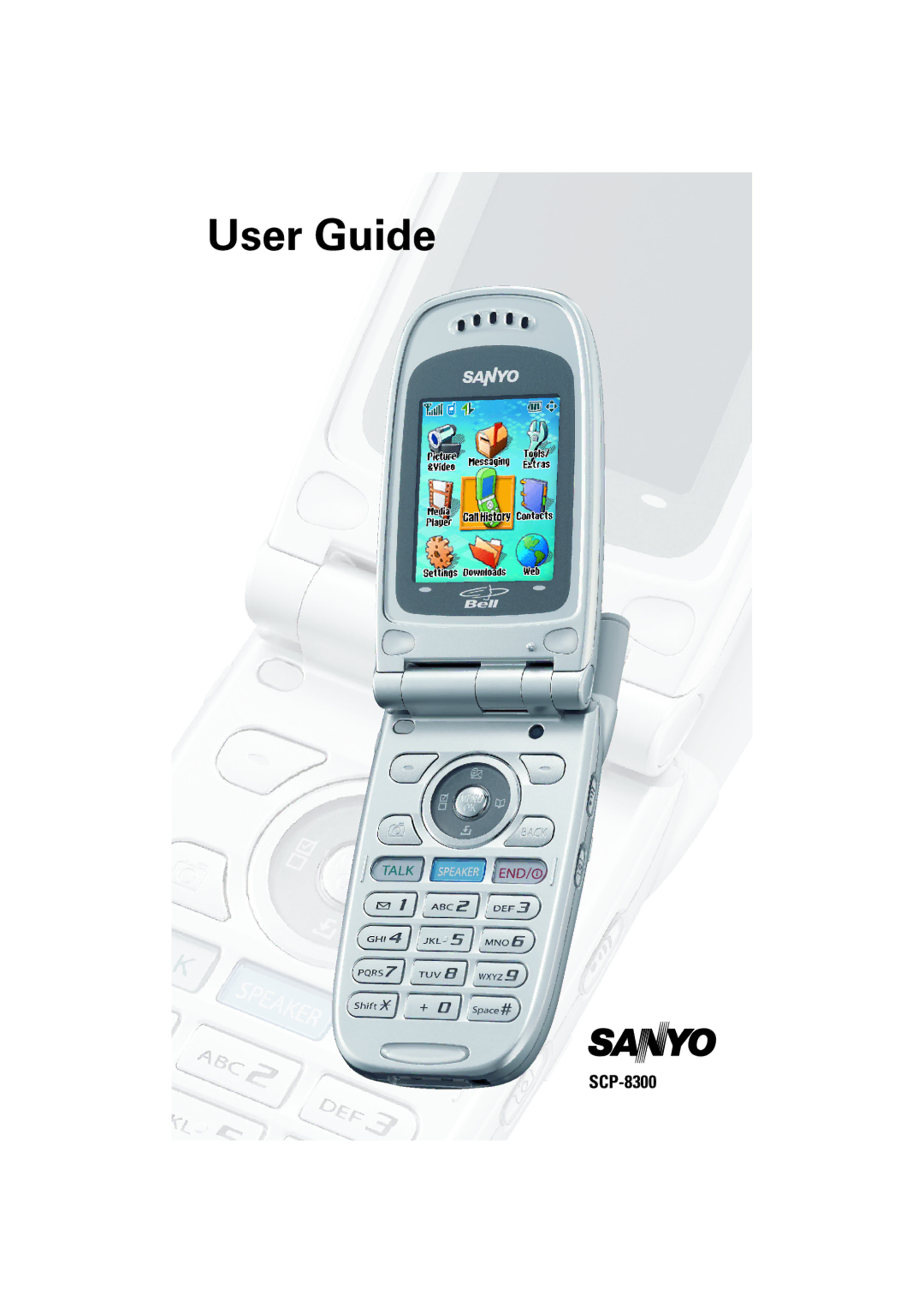 Sanyo scp8300 manual User Guide 